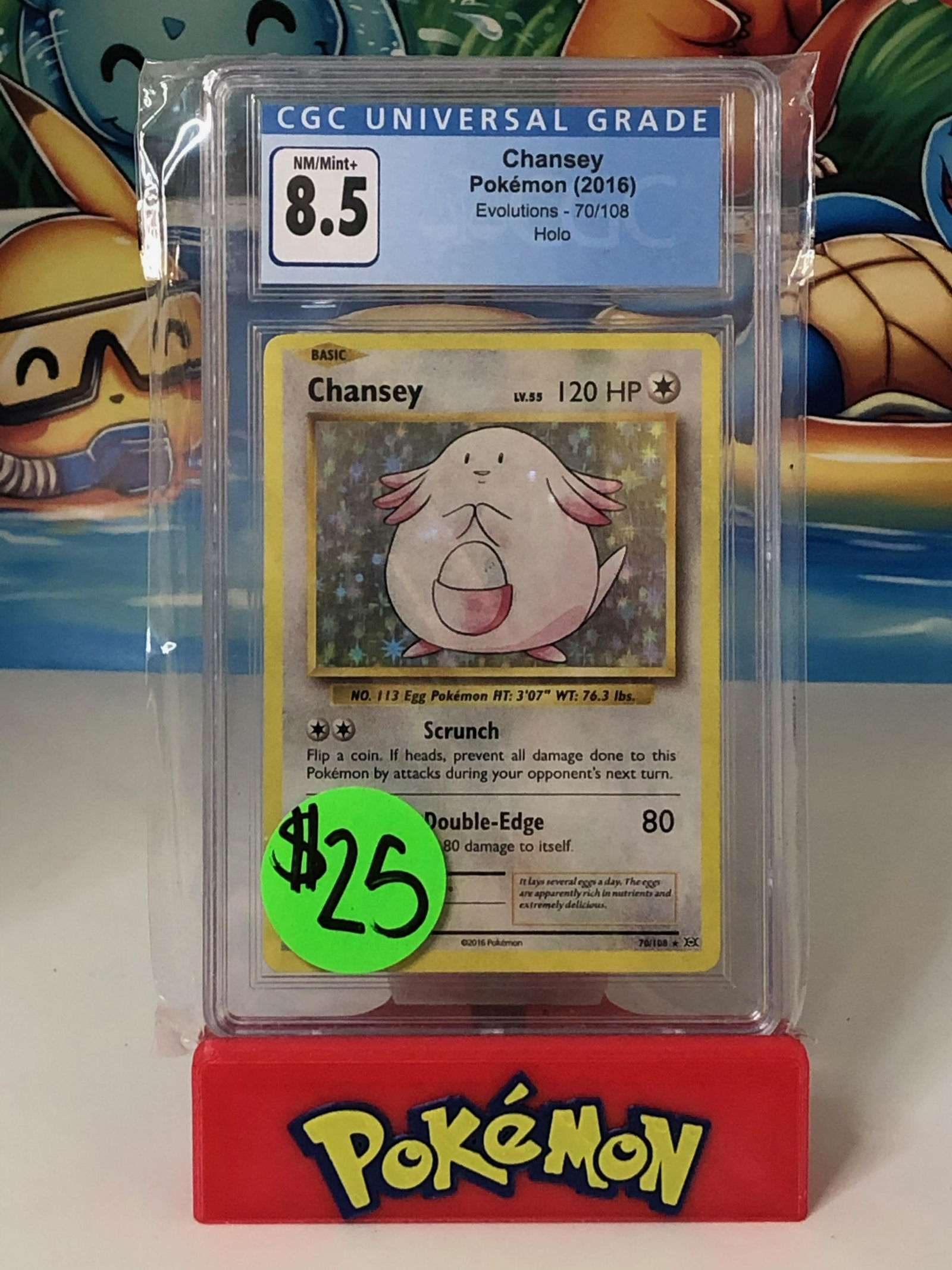 Chansey Holo CGC 8.5 (1 of 1)