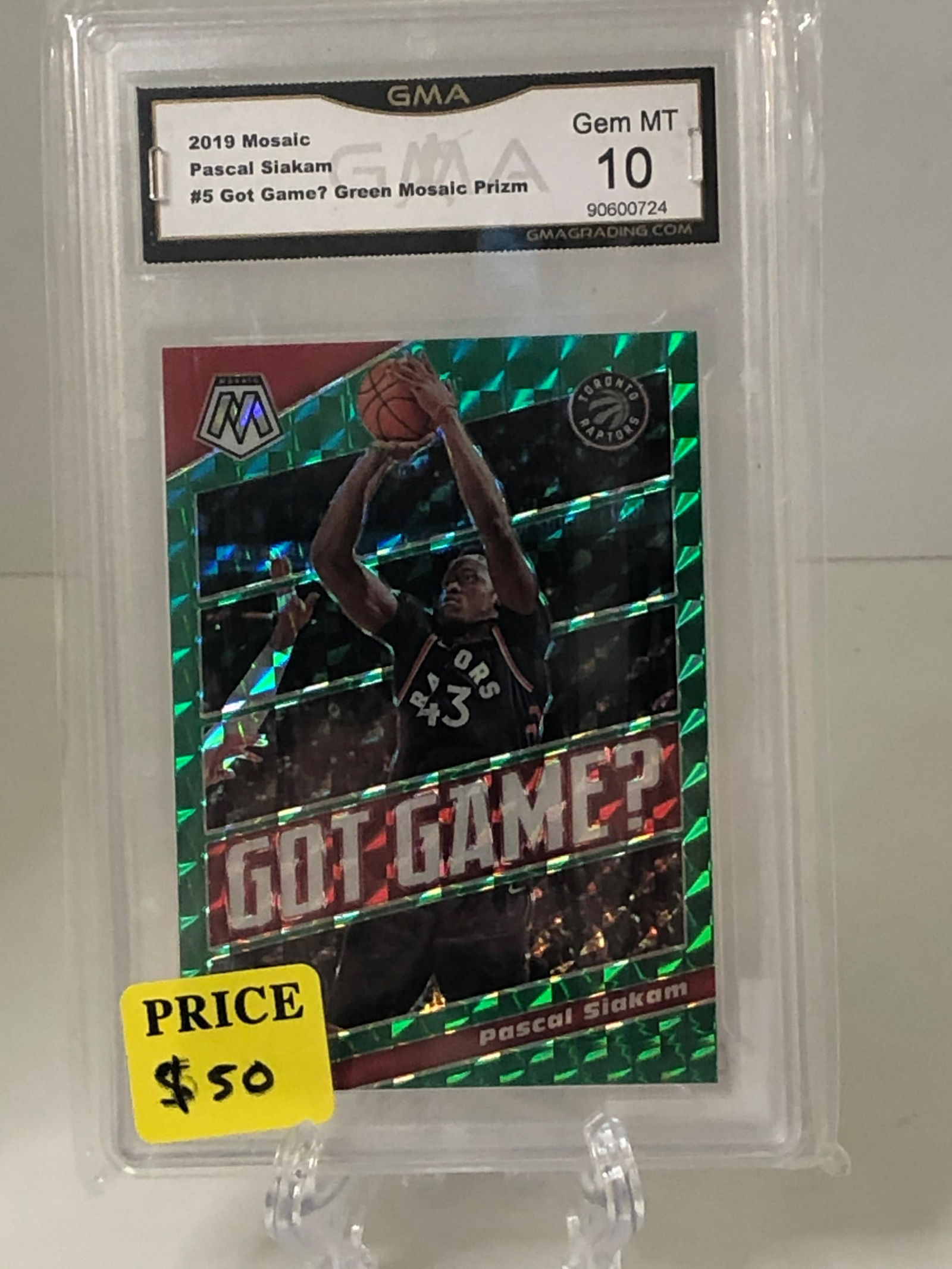 Pascal Saikam Got Game? Green Mosaic GMA 10 (1 of 1)