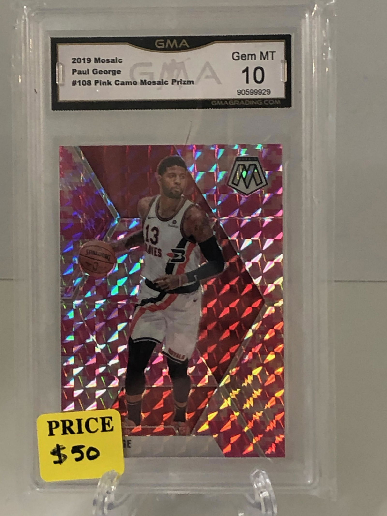 Paul George Pink Camo Mosaic GMA 10 (1 of 1)