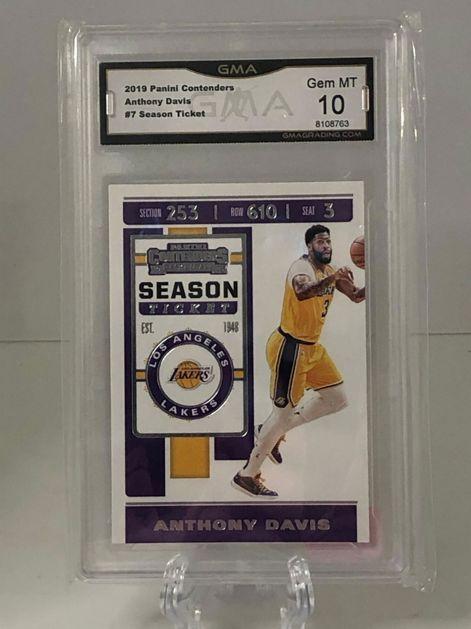 Anthony Davis Panini Contenders GMA 10 (1 of 1)