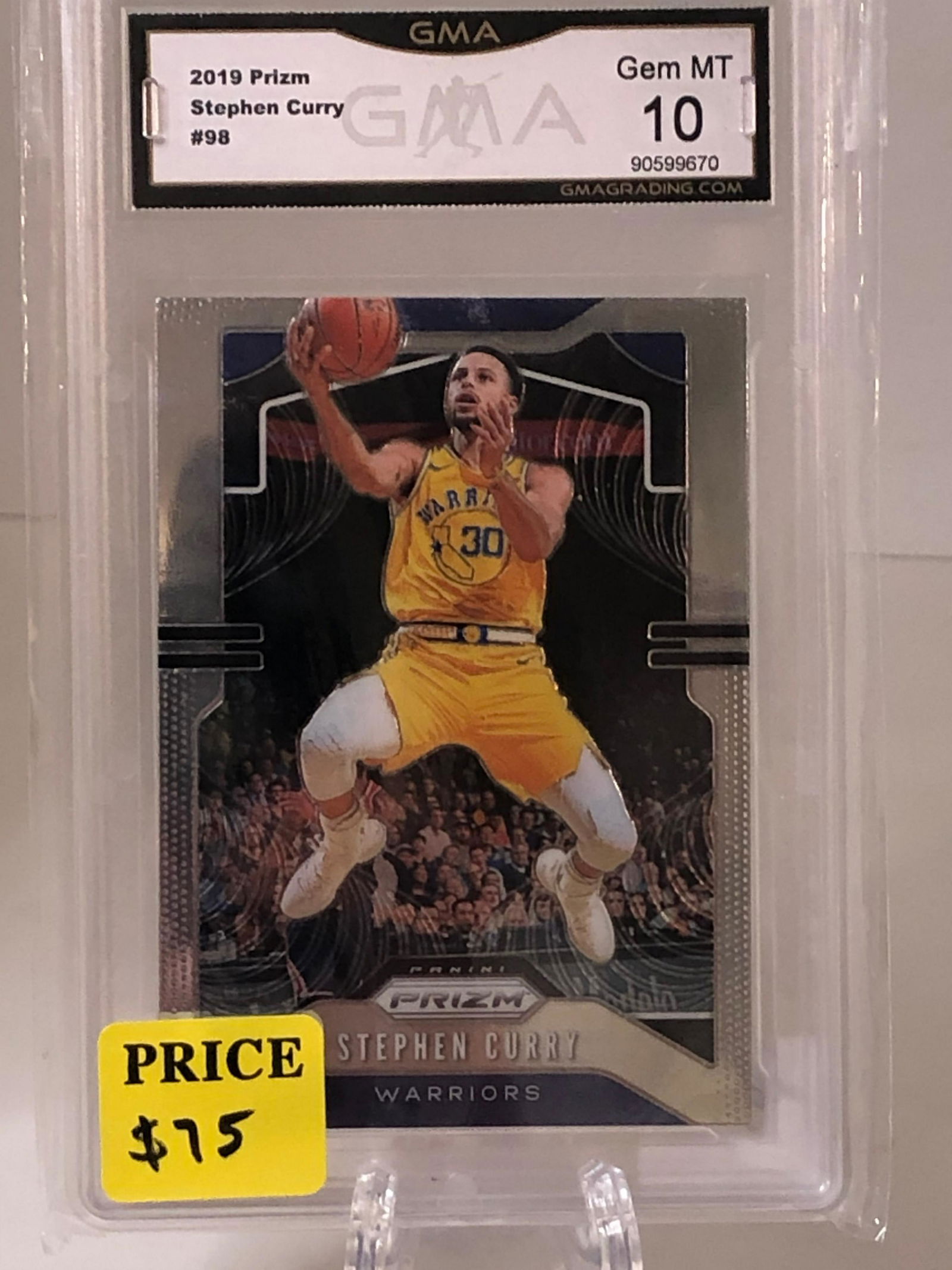 Stephen Curry Panini Prizm GMA 10 (1 of 1)