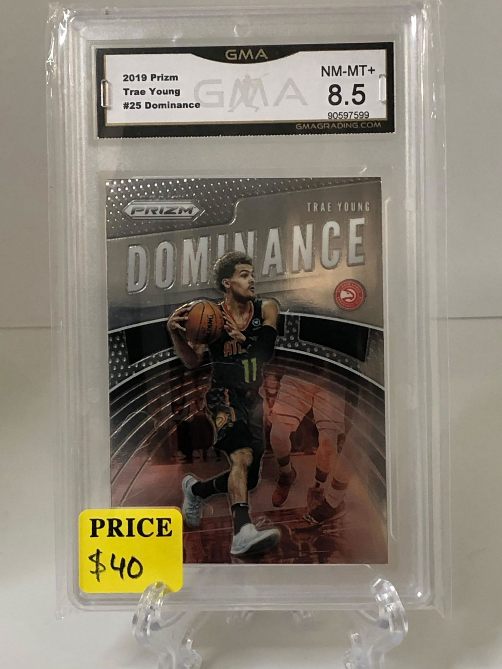 Trae Young Dominance Prizm GMA 8.5 (1 of 1)