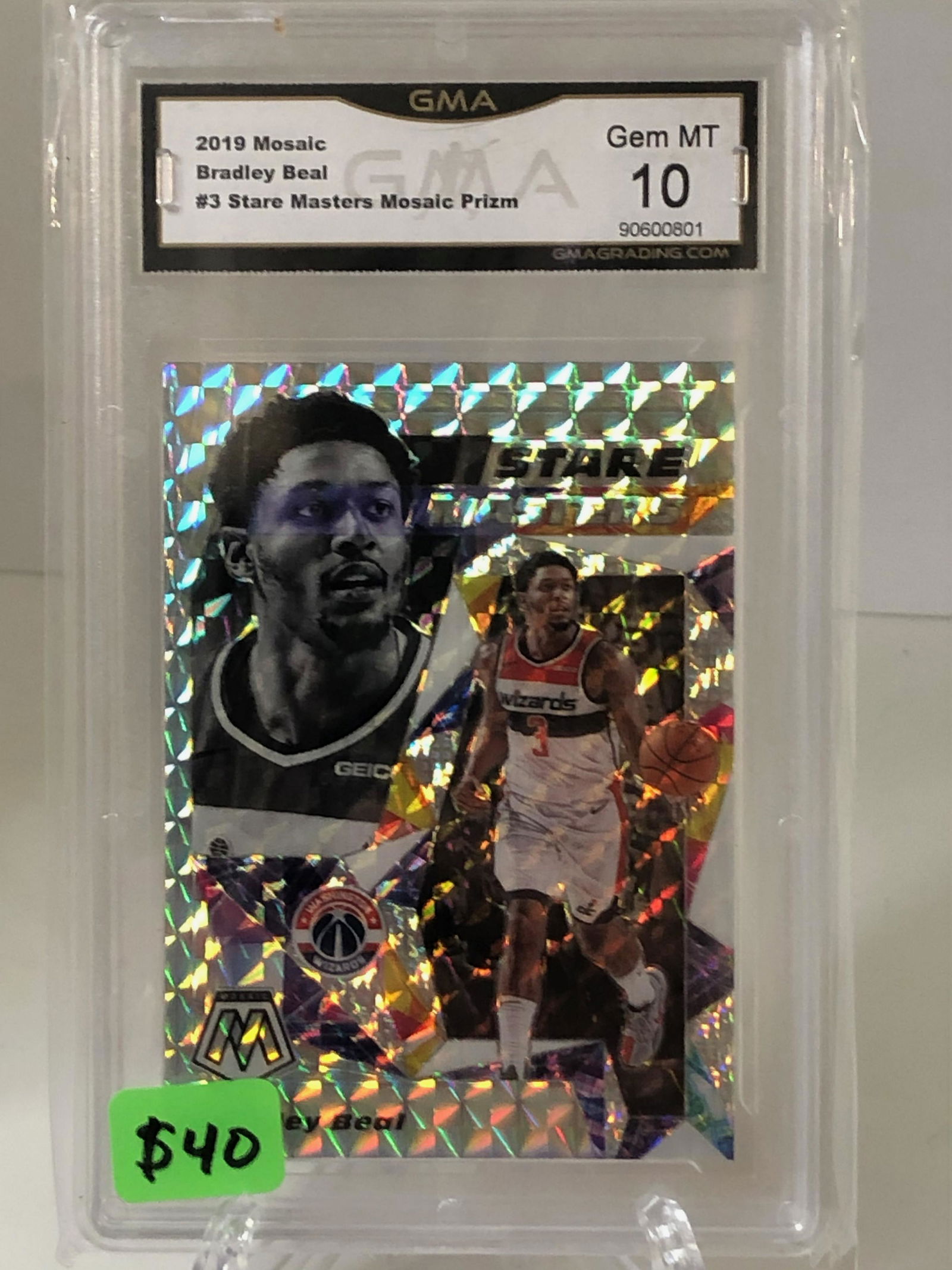 Bradley Beal Stare Masters Prizm GMA 10 (1 of 1)
