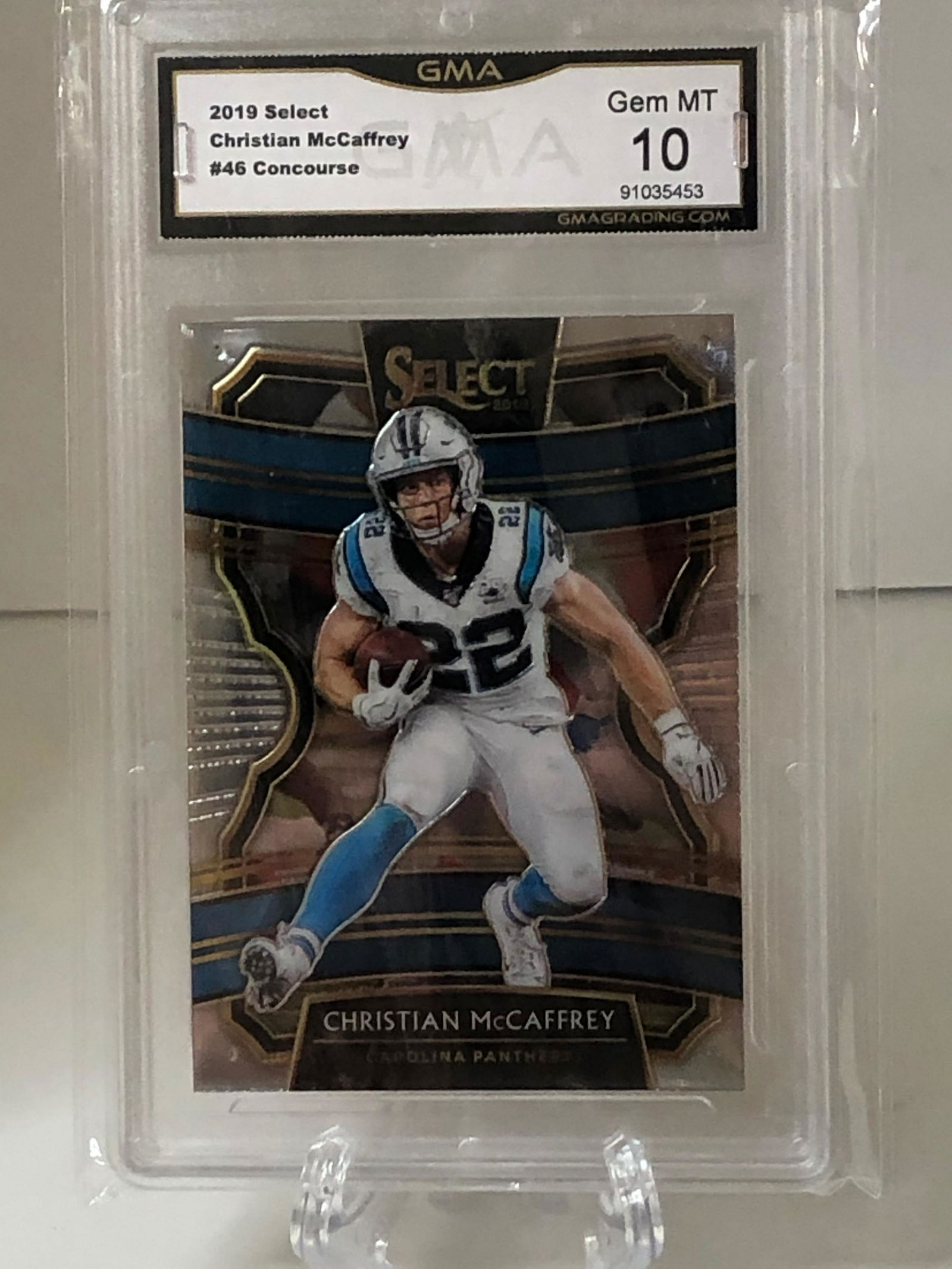 Christrian McCaffrey Select Concourse GMA 10 (1 of 1)