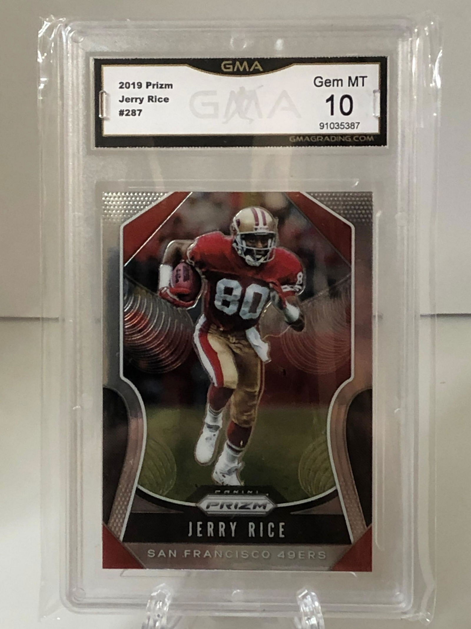 Jerry Rice Panini Prizm GMA 10 (1 of 1)