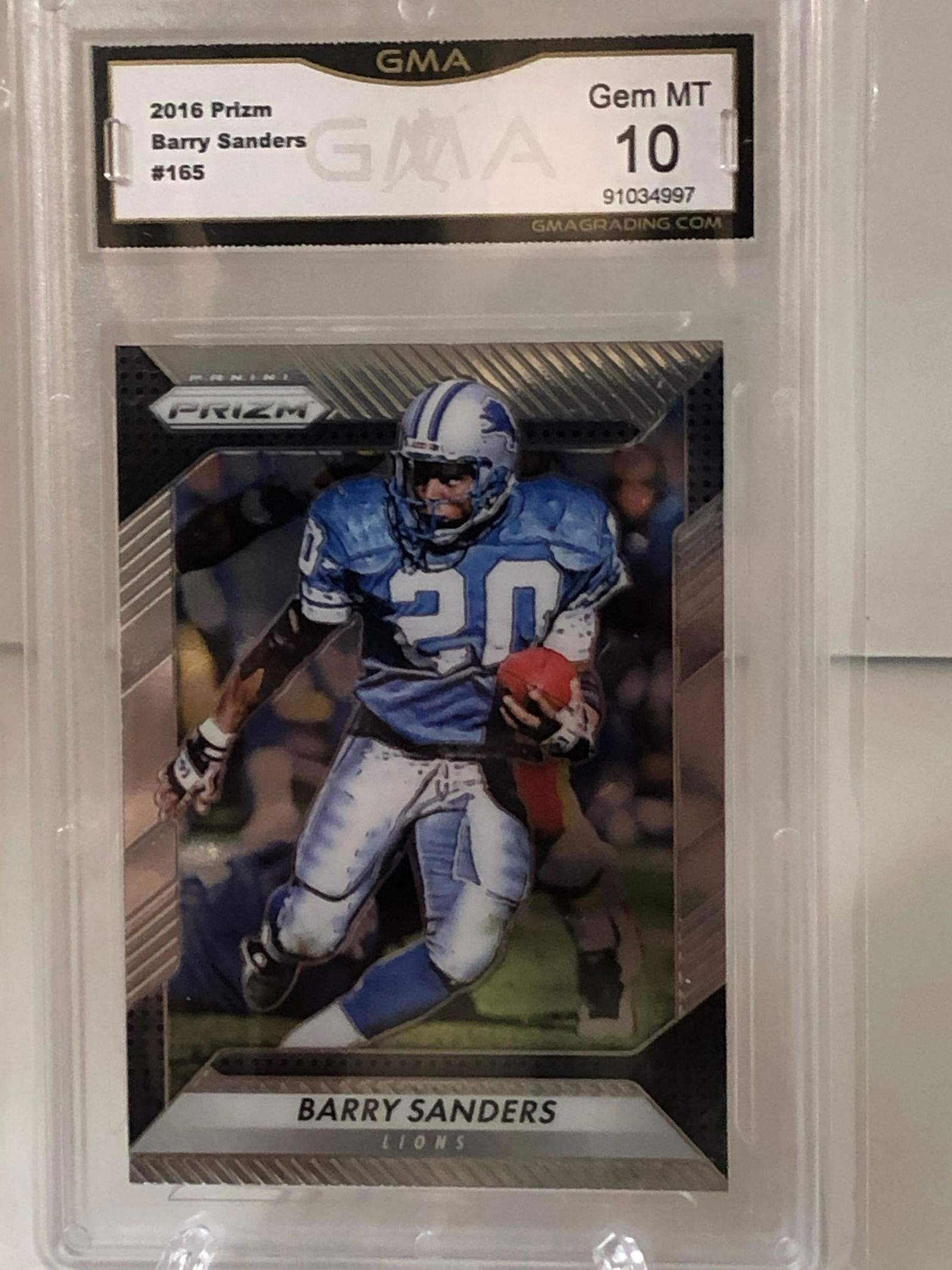 Barry Sanders Prizm GMA 10 (1 of 1)