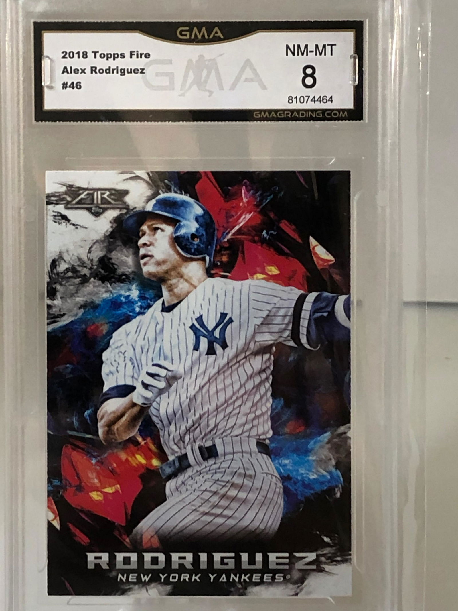 Alex Rodriguez Topps Fire GMA 8 (1 of 1)