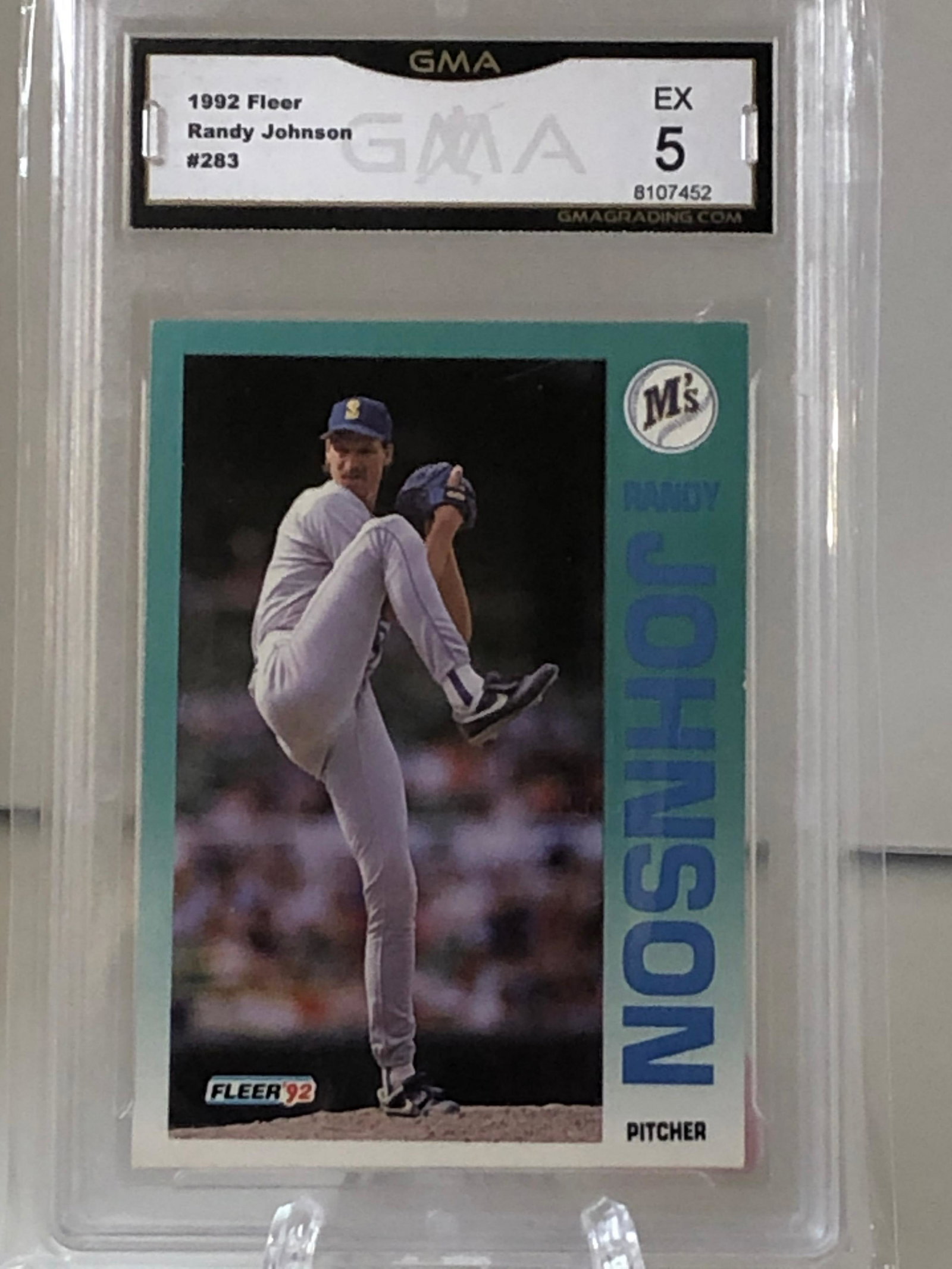 Randy Johnson Fleer GMA 5: Randy Johnson Fleer GMA 5