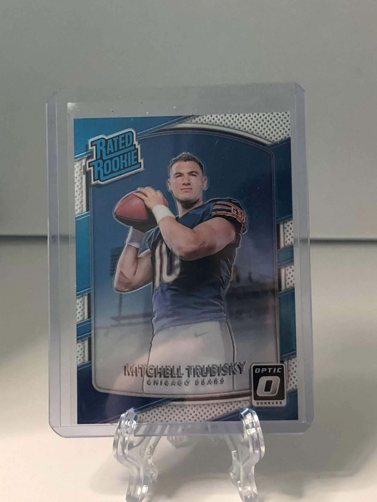 Mitchell Trubisky Donruss Optic Rated Rookie (1 of 1)