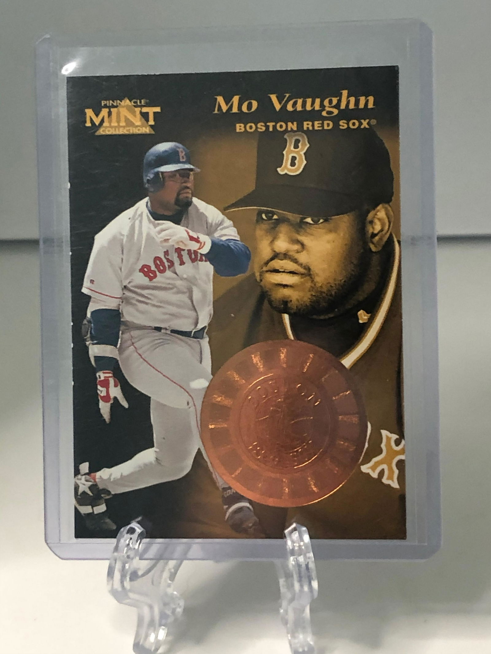 Mo Vaughn Pinnacle Mint Relic (1 of 1)