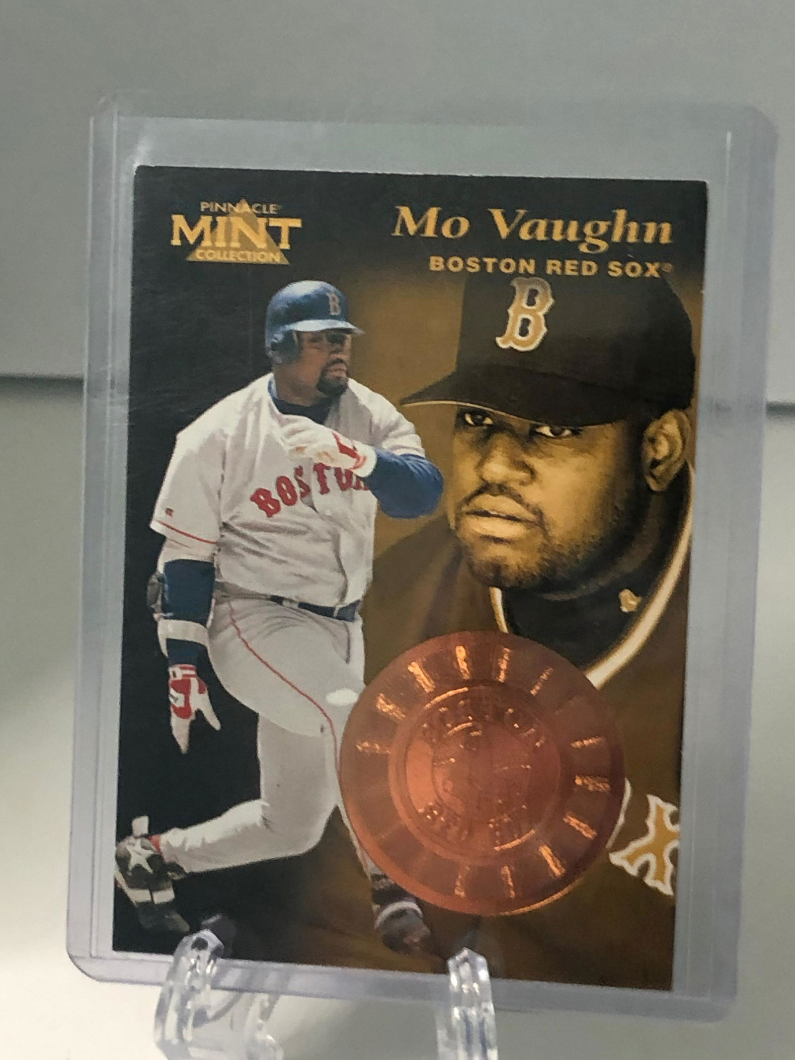 Mo Vaughn Pinnacle Mint Relic (1 of 1)