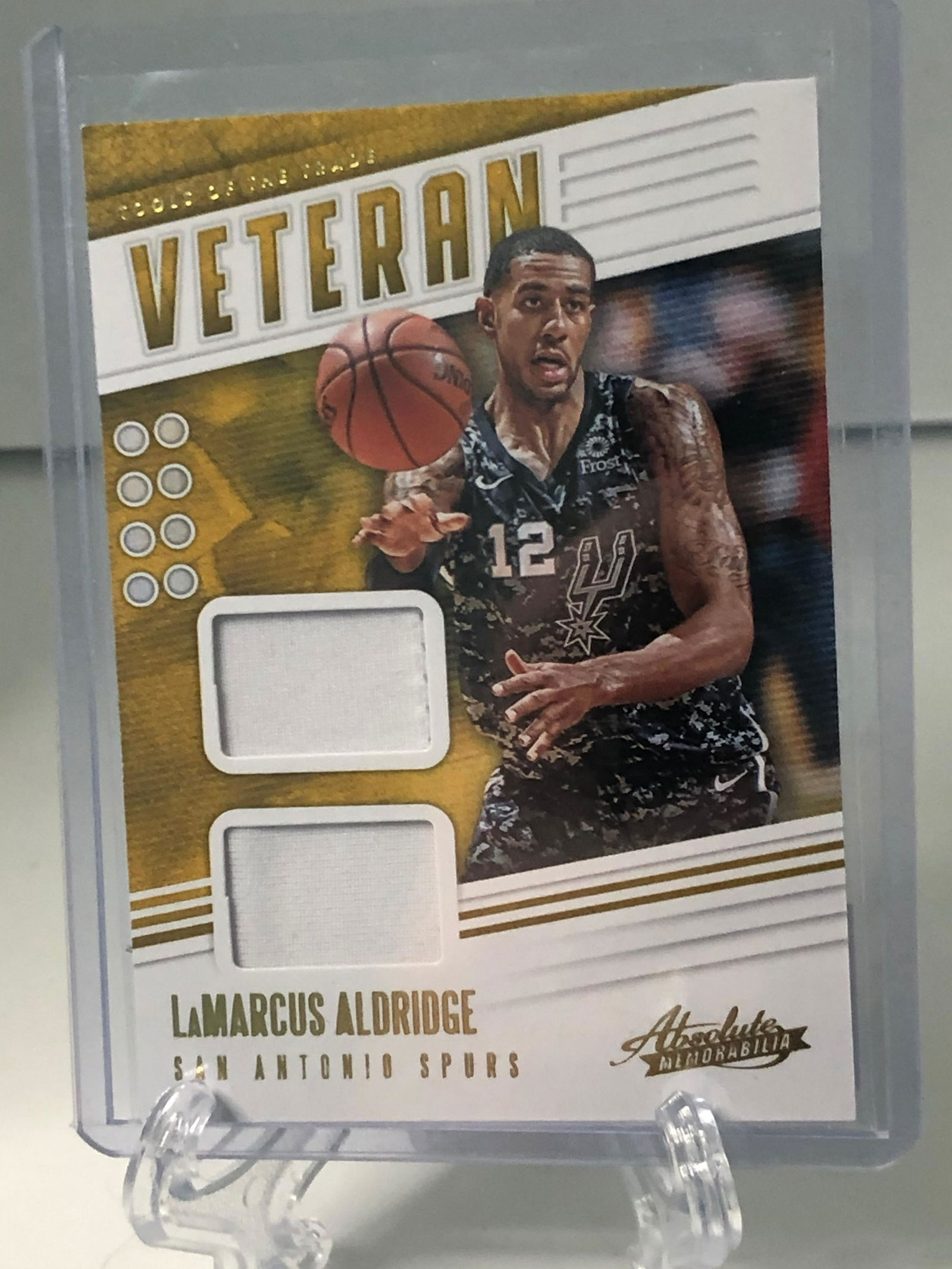 LaMarcus Aldridge Absolute Basketball Relic (1 of 1)