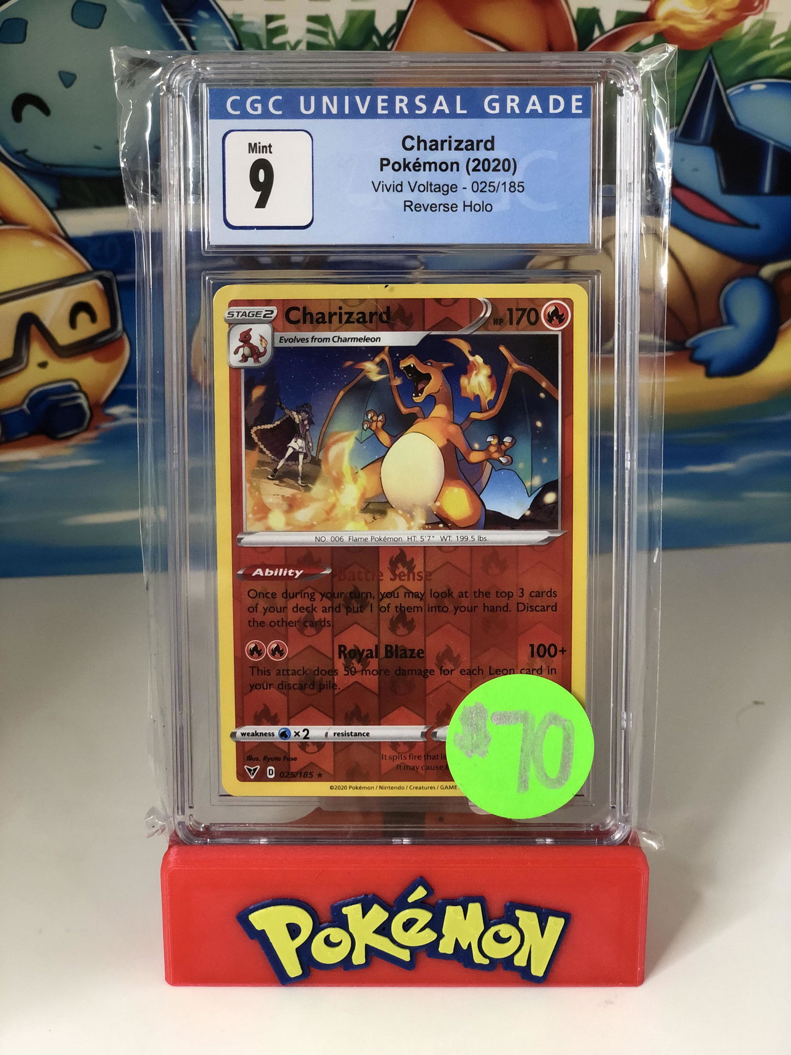 Charizard Reverse Holo CGC 9 (1 of 1)