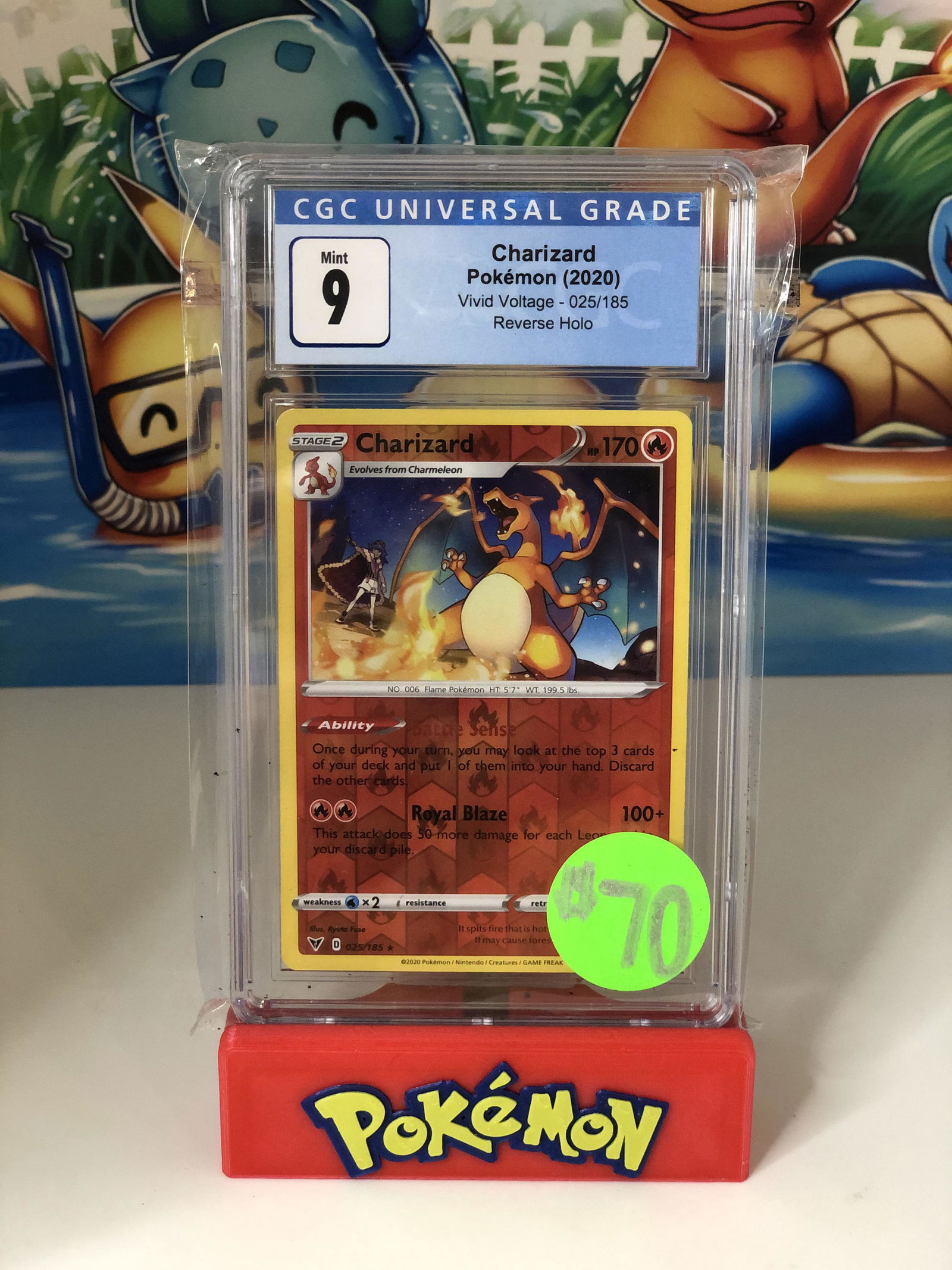 Charizard Reverse Holo CGC 9 (1 of 1)