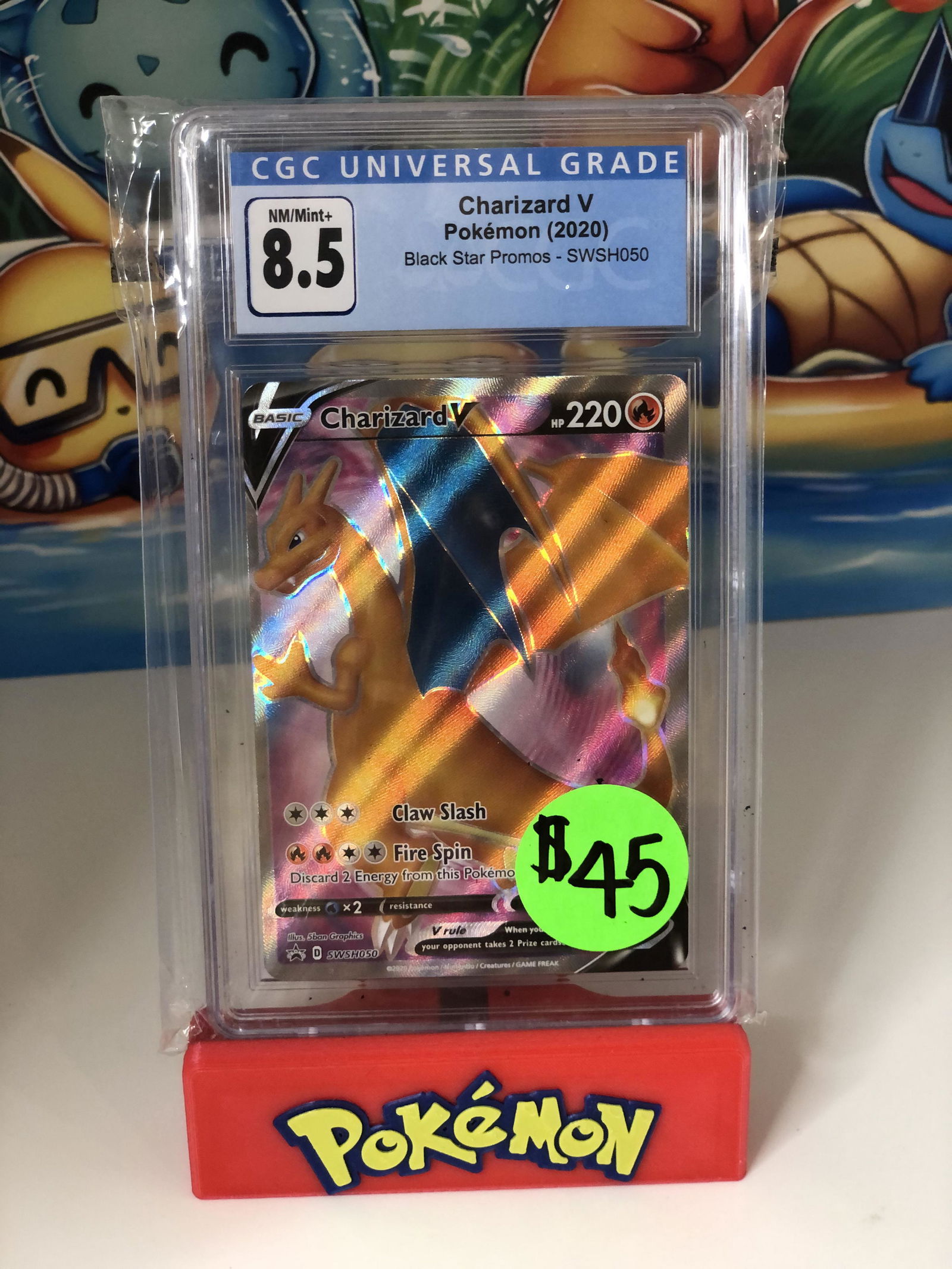 Charizard V Black Star Promo CGC 8.5 (1 of 1)