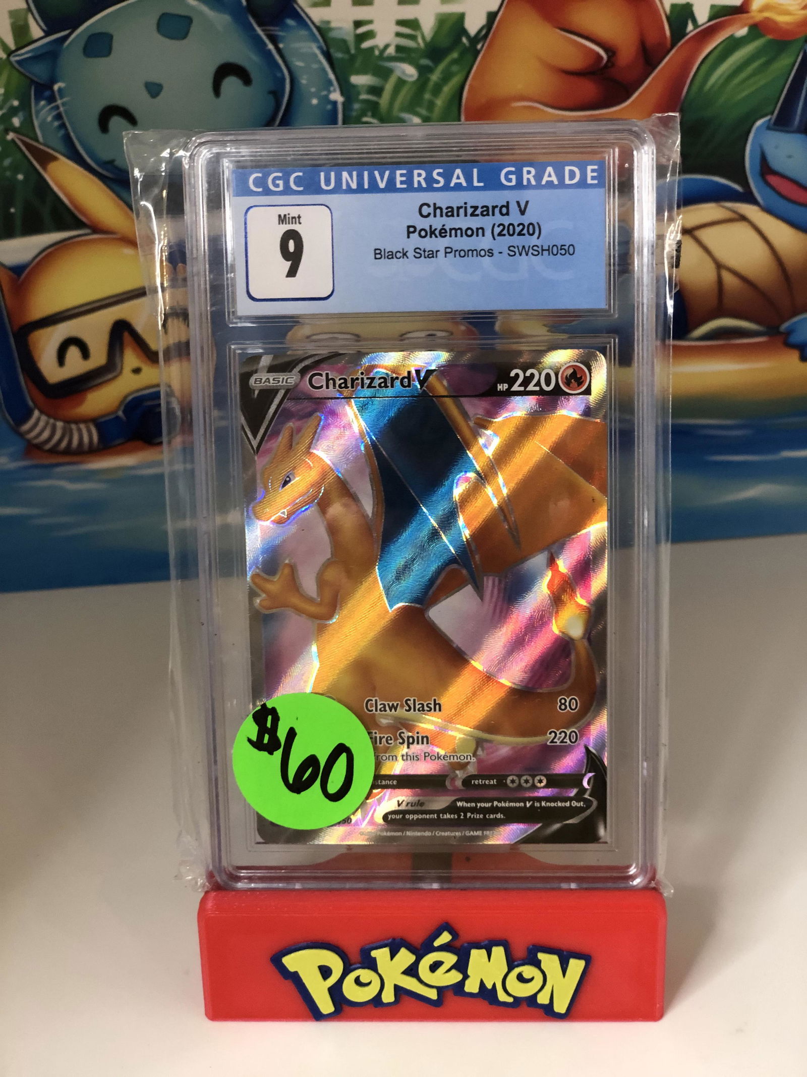 Charizard V Black Star Promo CGC 9 (1 of 1)