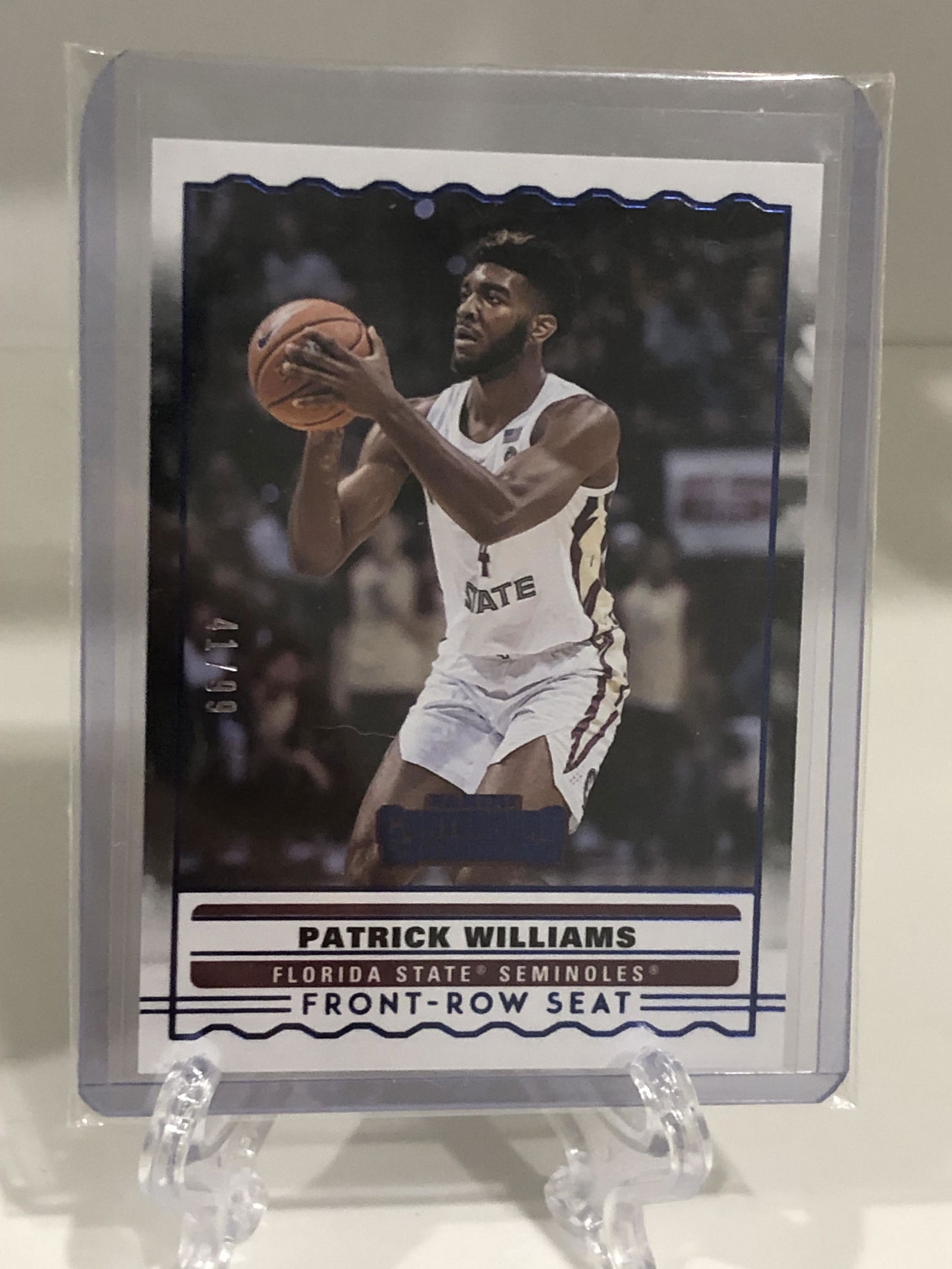 Patrick Williams Panini Contenders Blue Parallel Rookie (1 of 1)