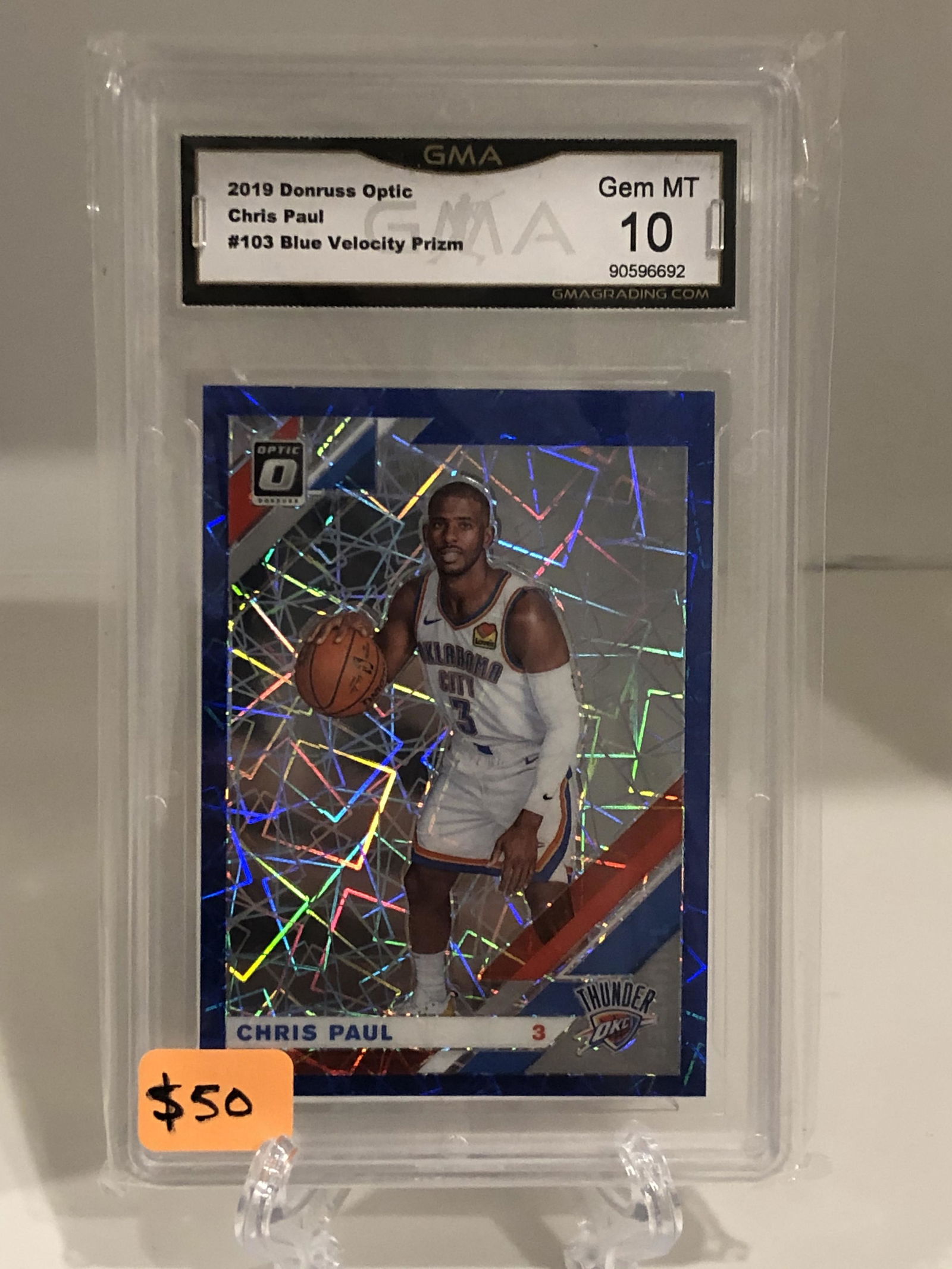 Chris Paul Blue Velocity Prizm GMA 10 (1 of 1)
