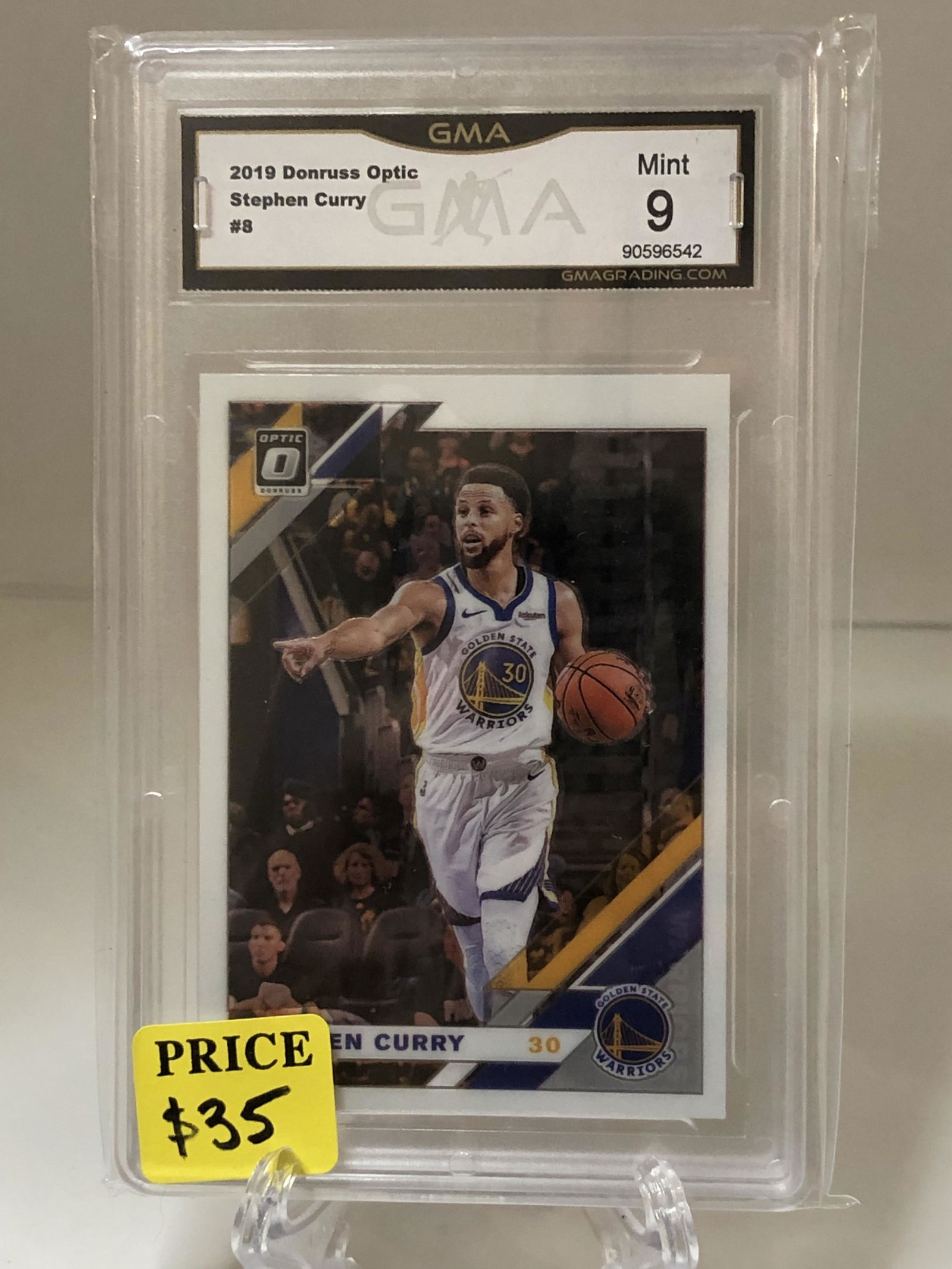 Stephen Curry Donruss Optic GMA 9 (1 of 1)