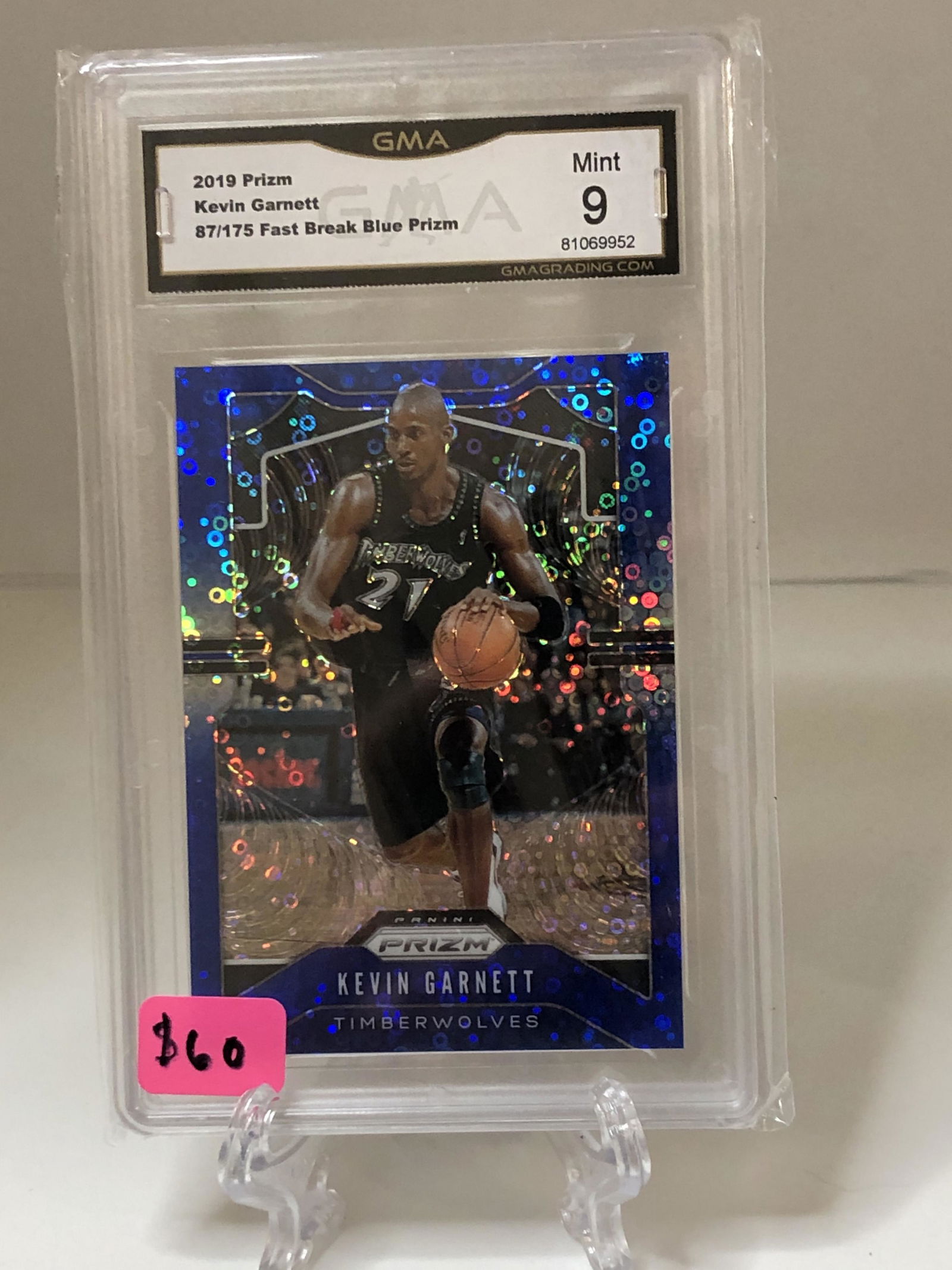 Kevin Garnett Fast Break Blue Prizm GMA 9 (87 of 175) (1 of 1)