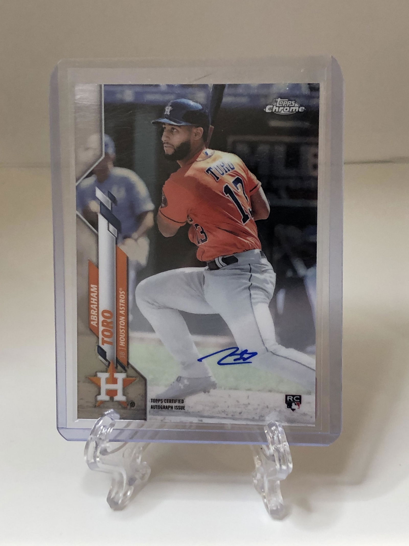 Abraham Toro Topps Chrome Auto Rookie (1 of 1)