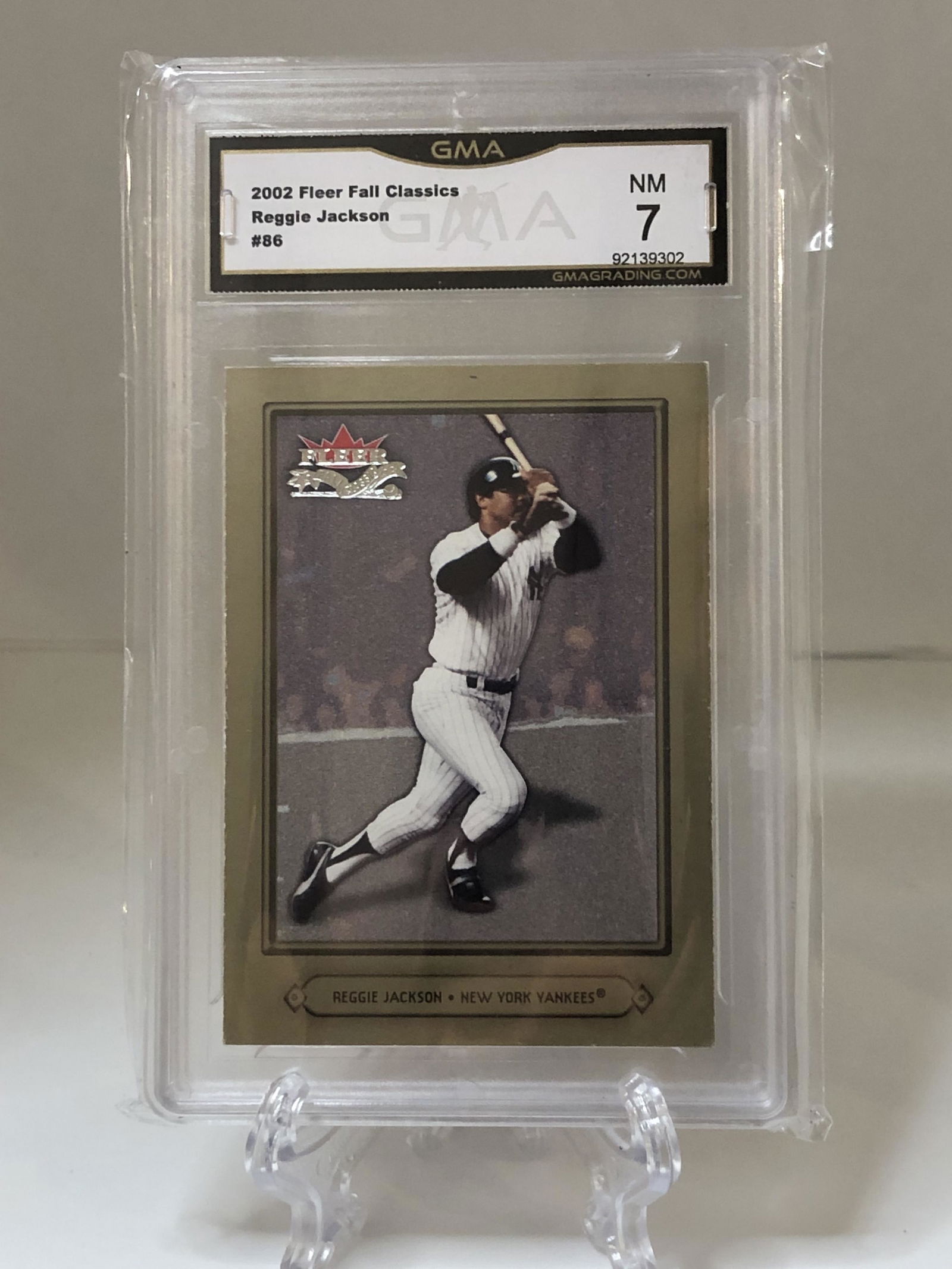 Reggie Jackson Fleer Fall Classics GMA 7 (1 of 1)