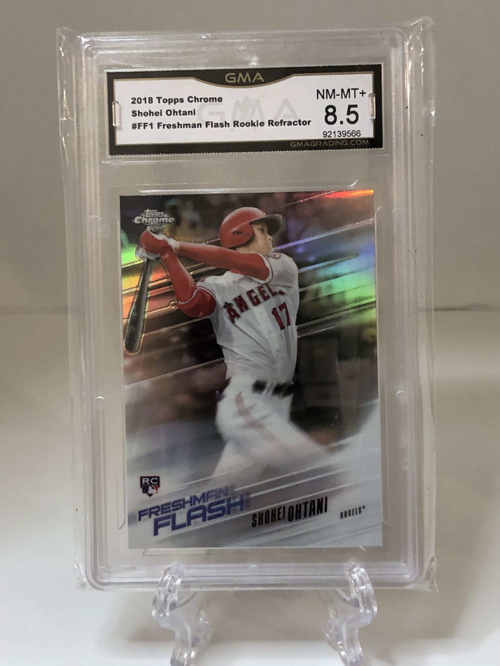 Shohei Ohtani Topps Chrome Freshmen Flash Rookie GMA (1 of 1)