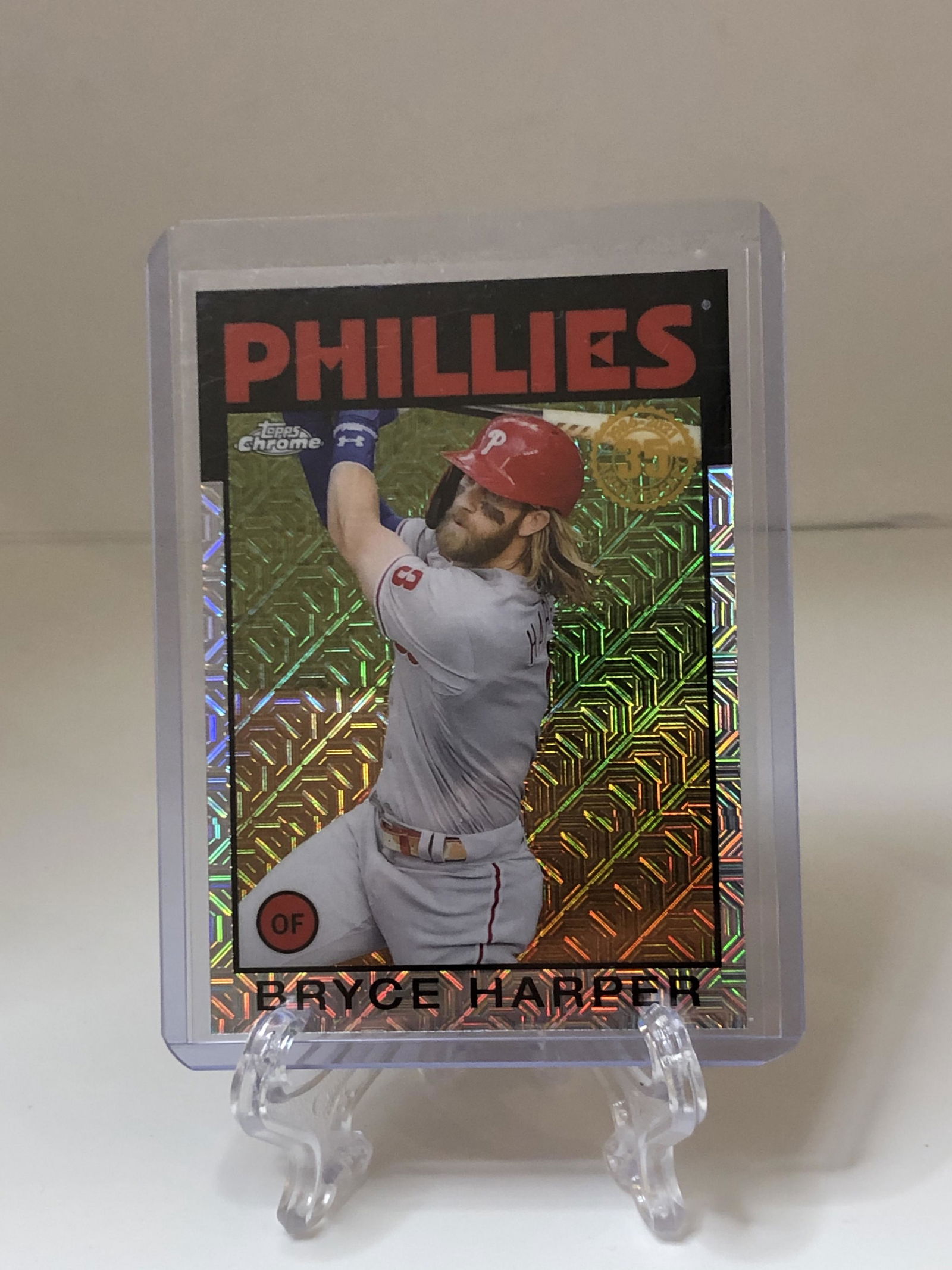Bryce Harper Topps Chrome Refractor (1 of 1)