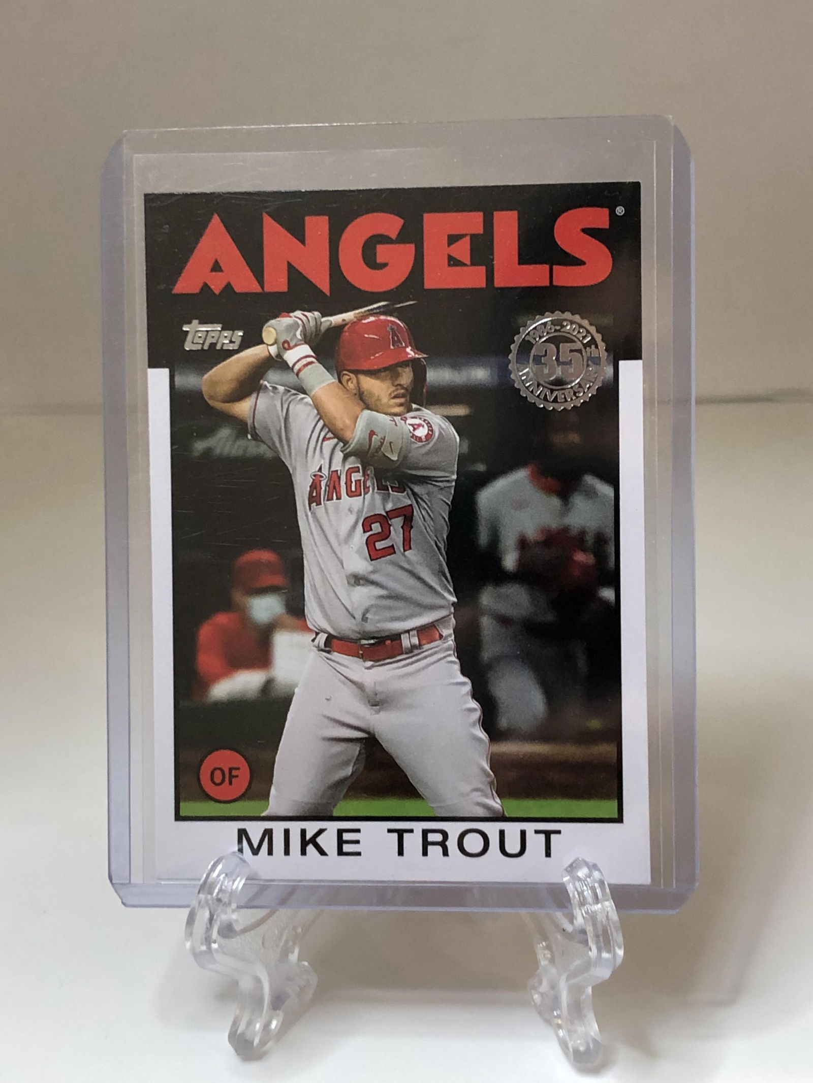 Mike Trout Topps Baseball Card (1 of 1)