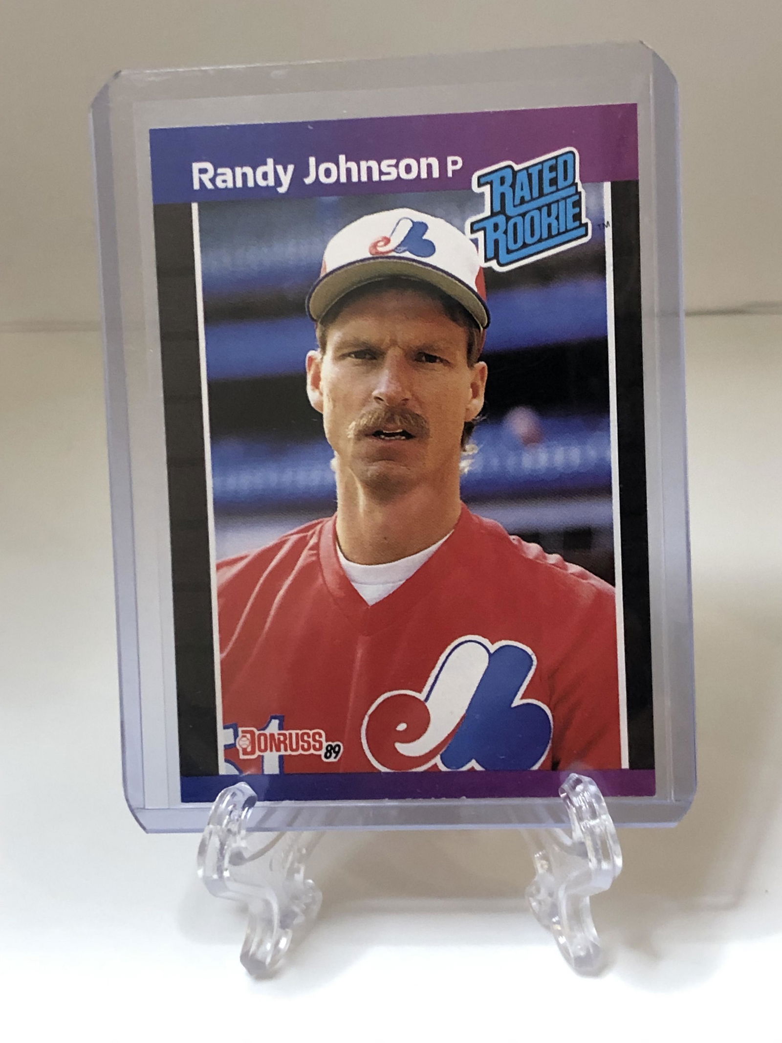 Randy Johnson Donruss Rated Rookie (1 of 1)