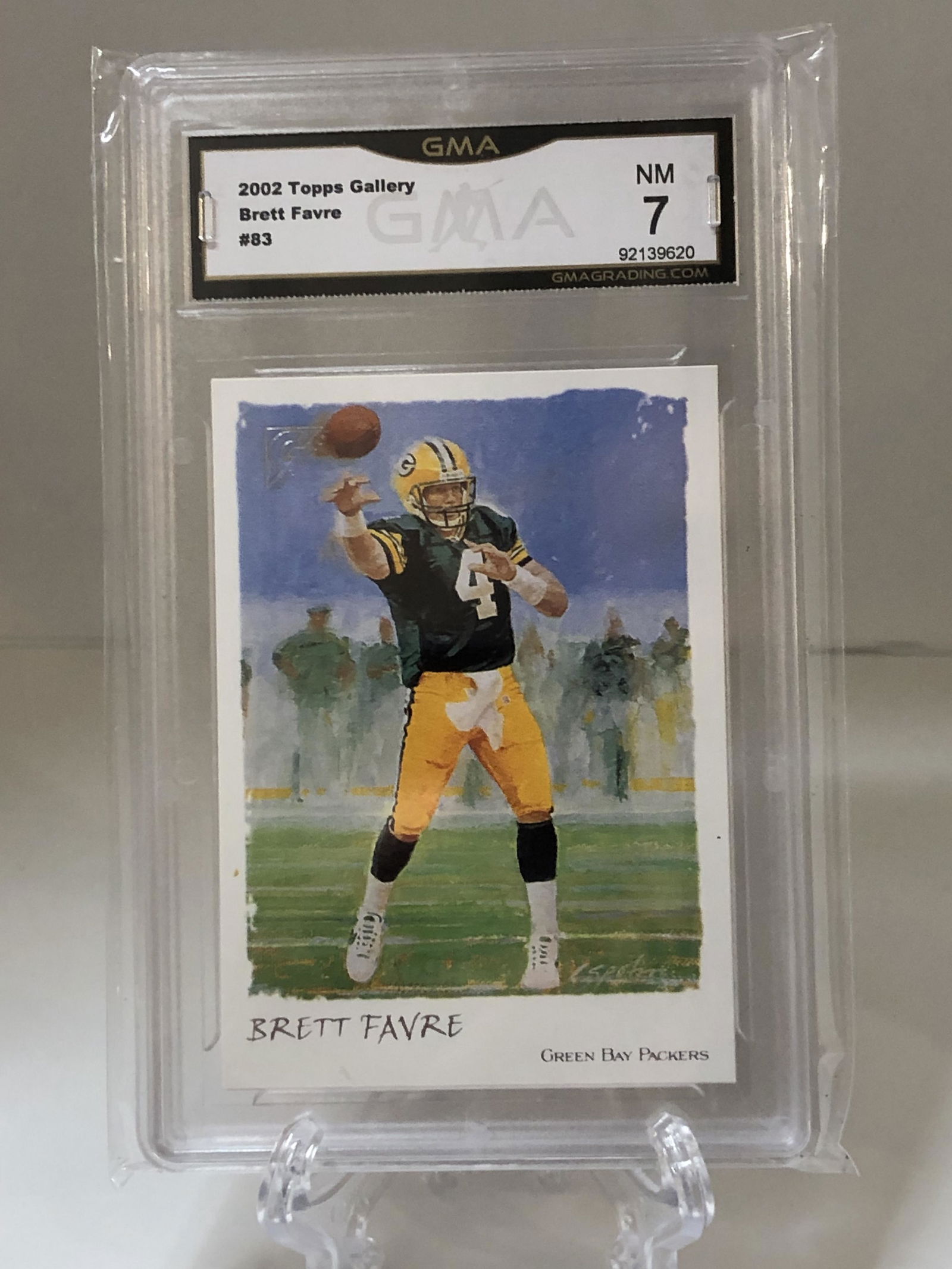 Brett Favre Topps Gallery GMA 7 (1 of 1)