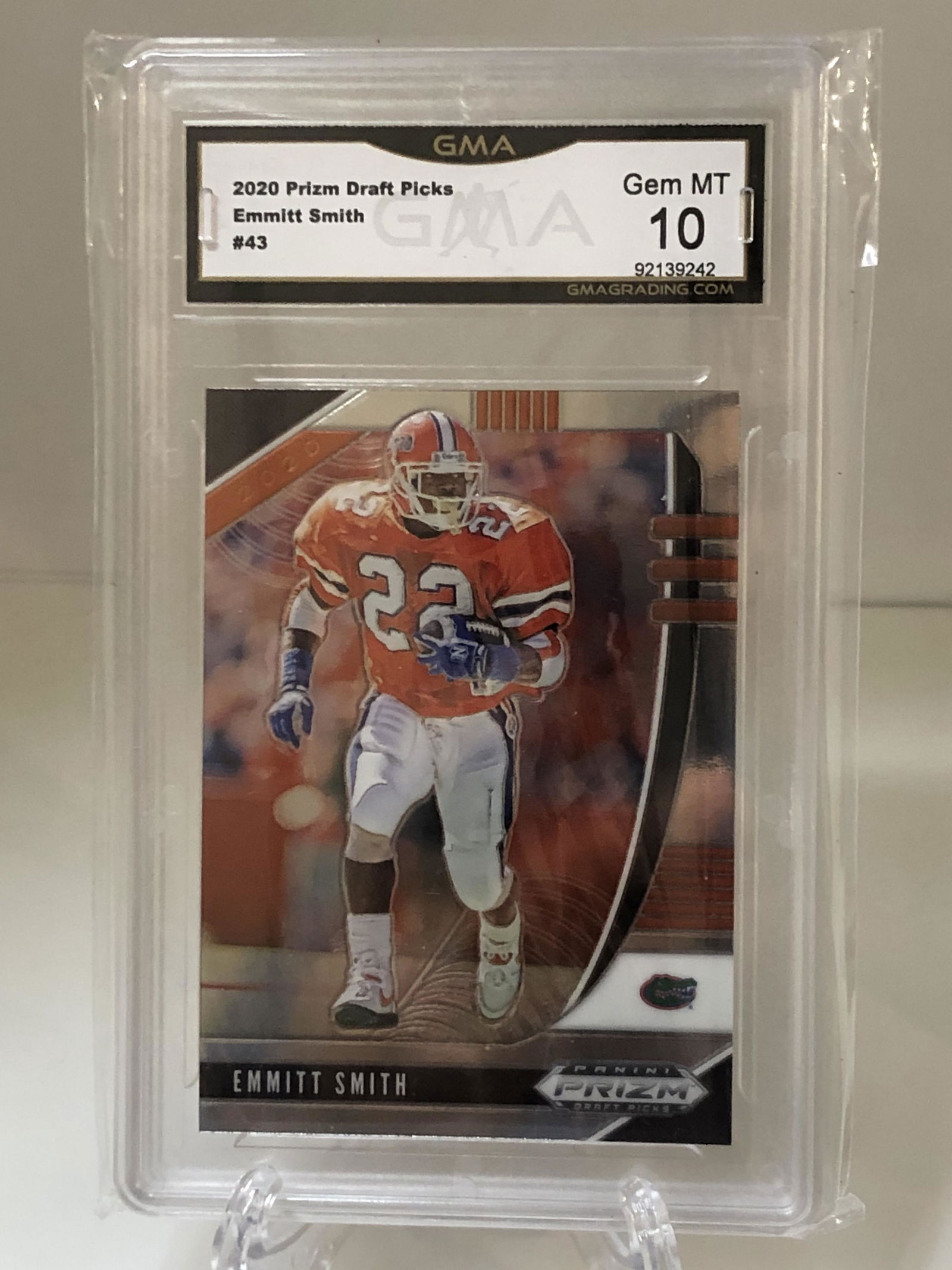Emmitt Smith Prizm Draft Picks GMA 10 (1 of 1)