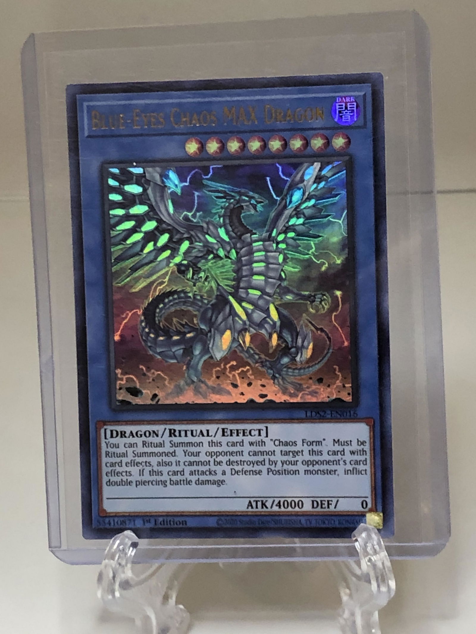 1st Edition Blue-Eyes Chaos Max Dragon (1 of 1)