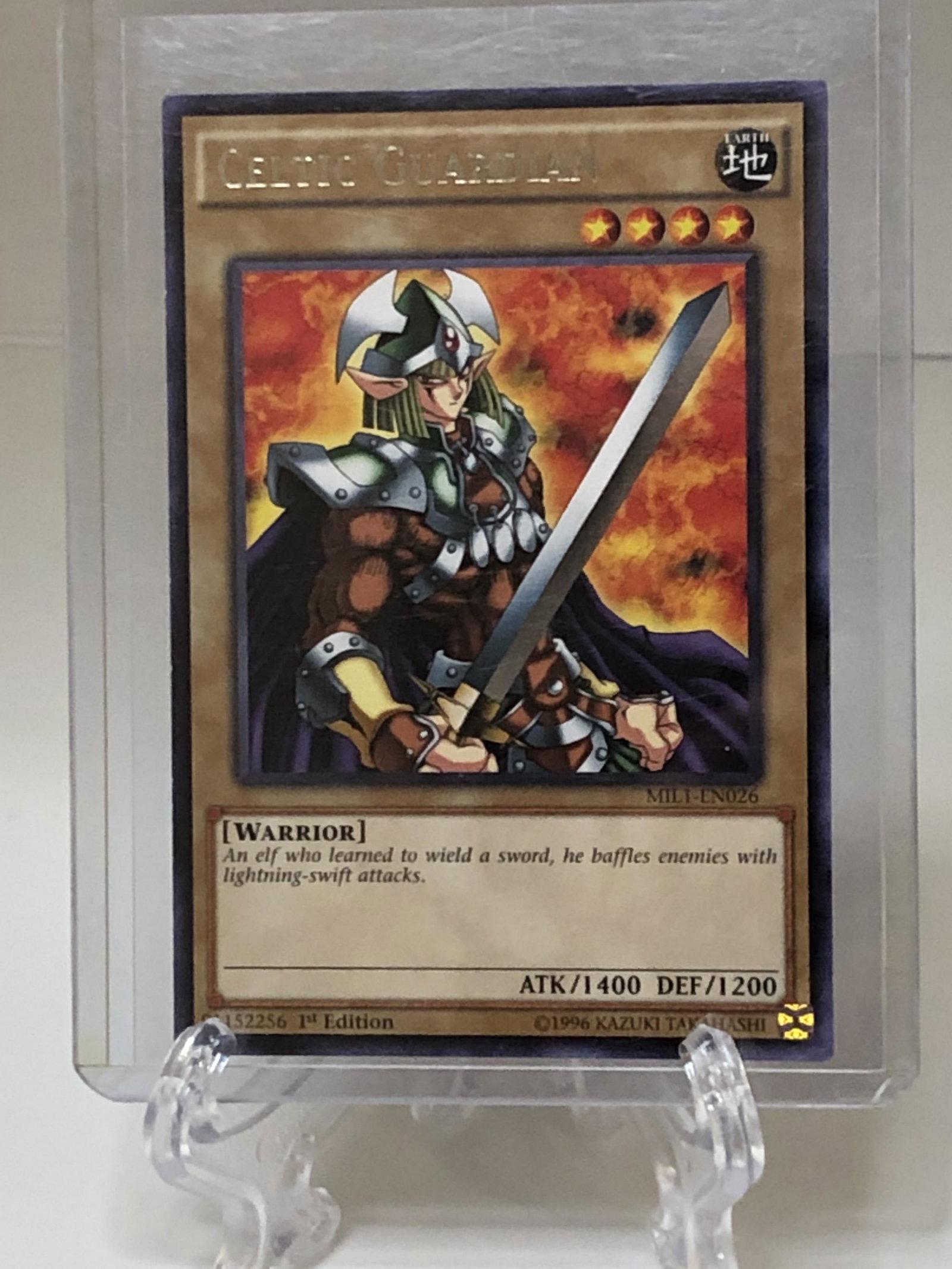 1st Edition Celtic Guardian Yugioh Card: 1st Edition Celtic Guardian Yugioh Card