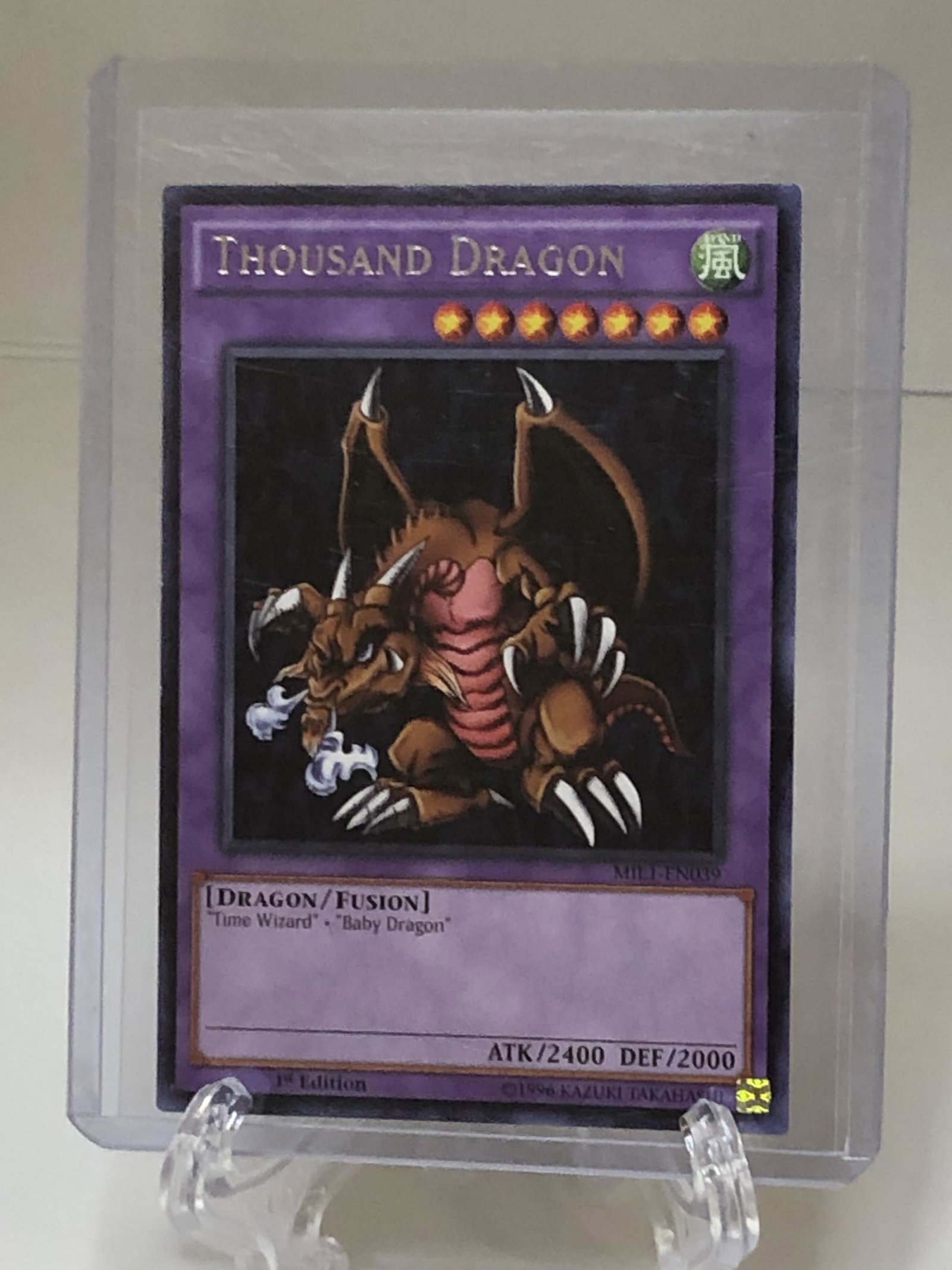 1st Edition Thousand Dragon Yugioh Card: 1st Edition Thousand Dragon Yugioh Card