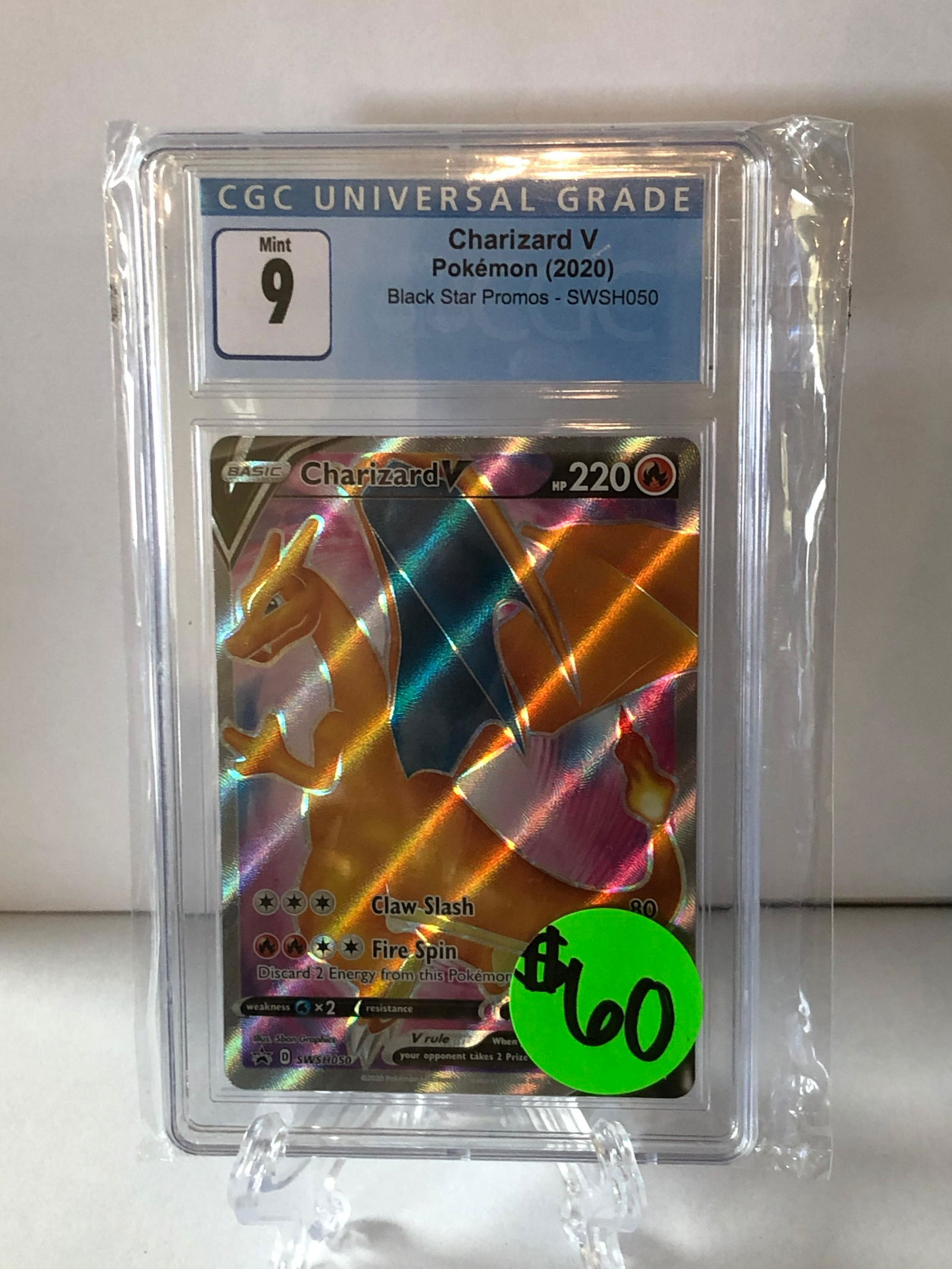 Charizard V Black Star Promo CGC 9 (1 of 1)