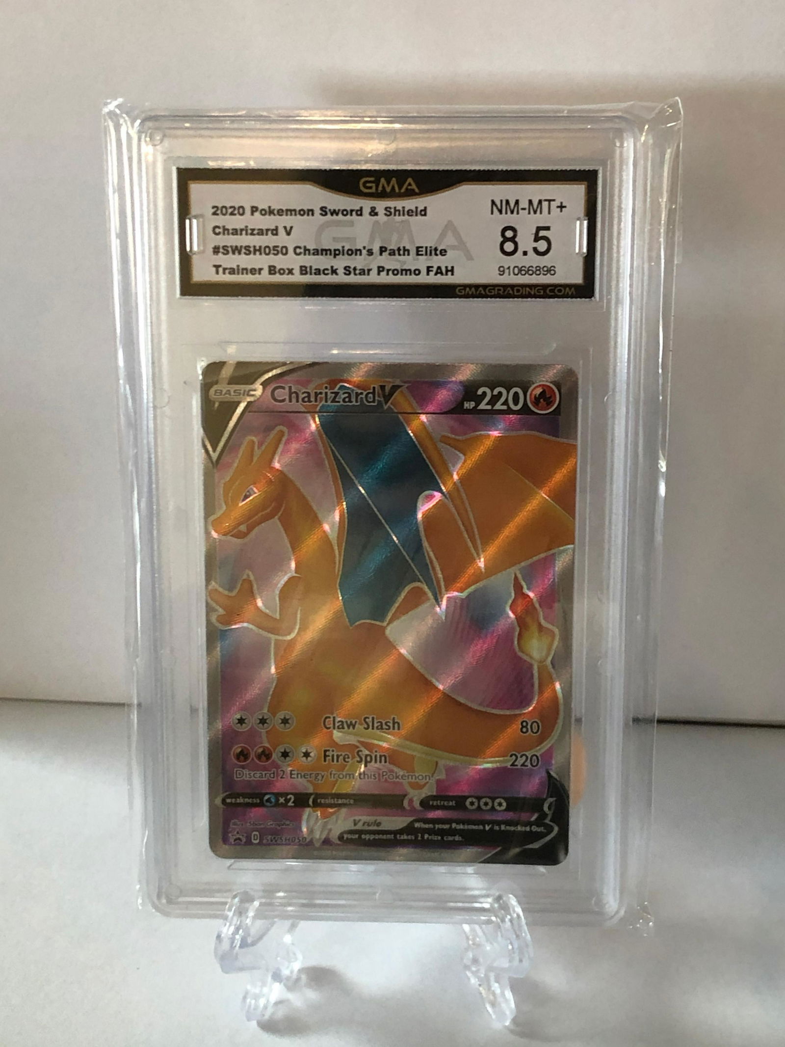 Charizard V Trainer Box Black Star Promo GMA 8.5 (1 of 1)