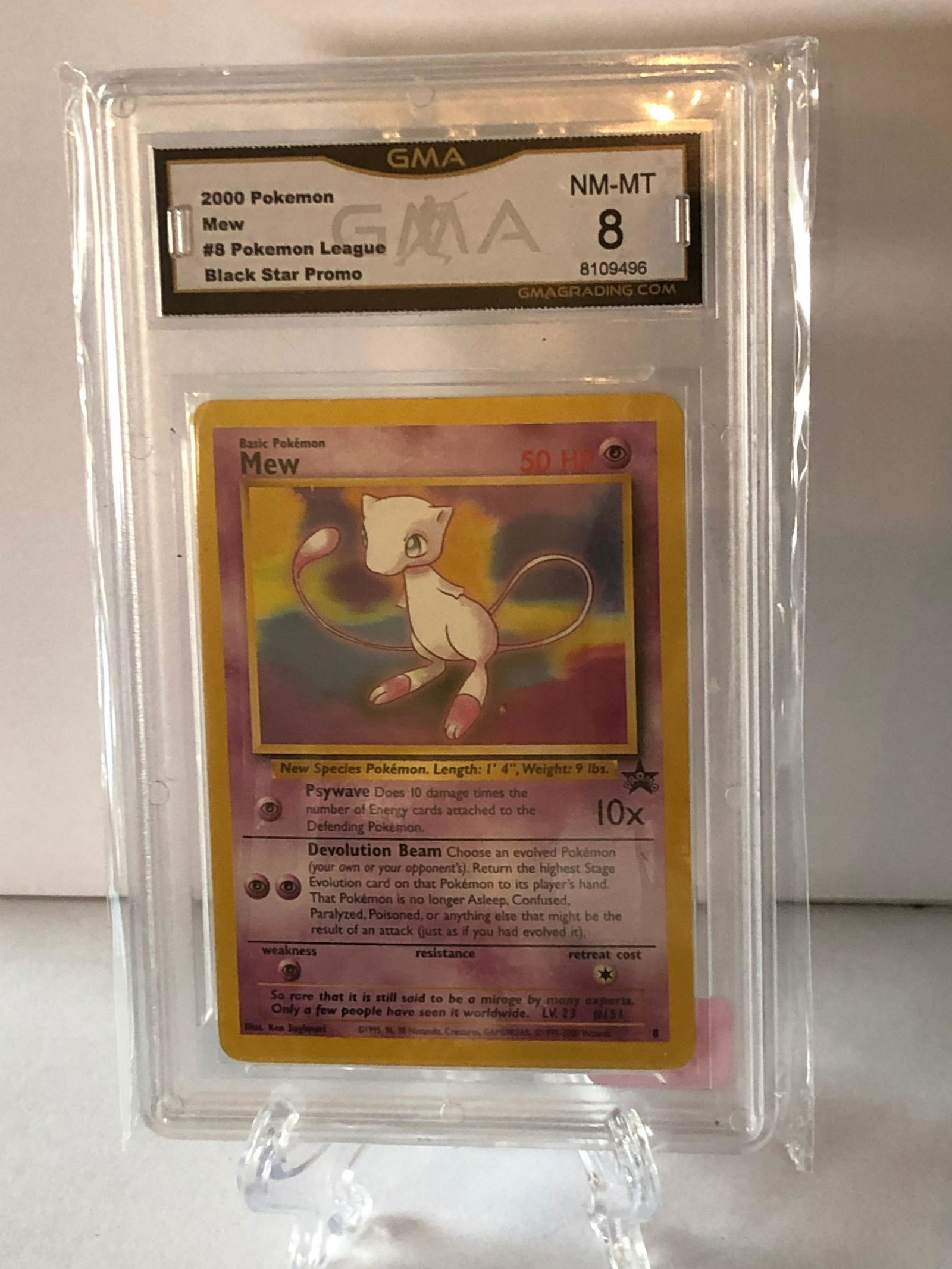 2000 Mew Black Star Promo GMA 8 (1 of 1)