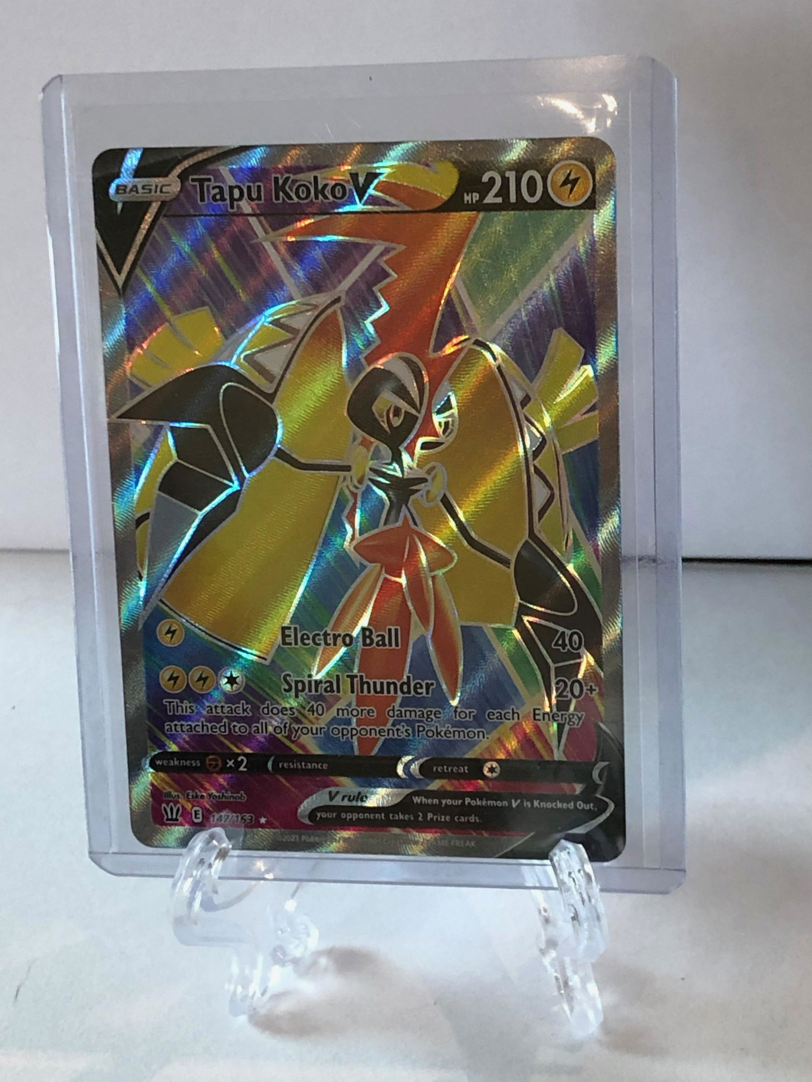 Tapu Koko V Full Art: Tapu Koko V Full Art
