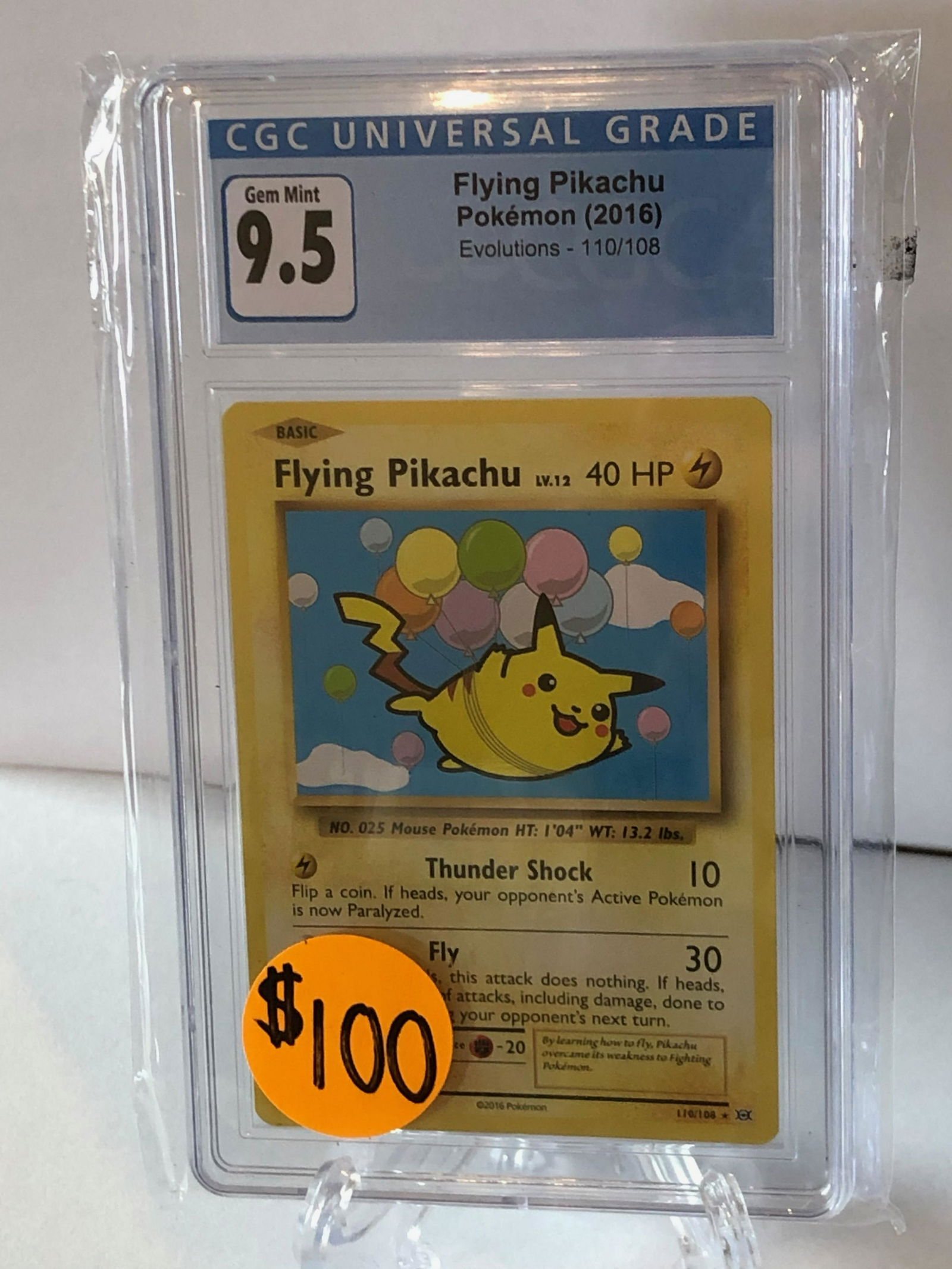 Flying Pikachu 2016 Evo CGC 9.5 (1 of 1)