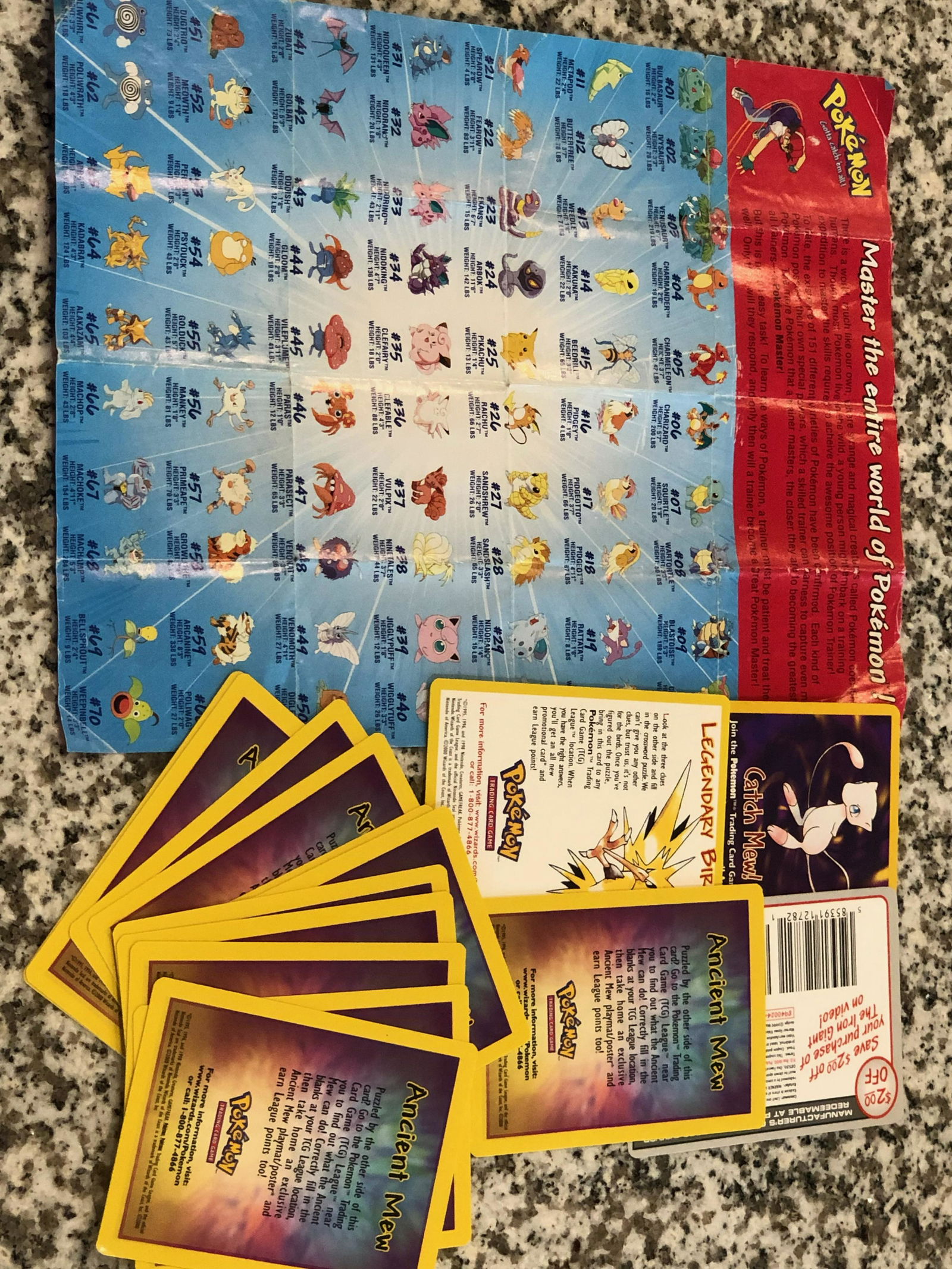 Vintage Pokemon Poster/ promo cards: Vintage Pokemon Poster/ promo cards