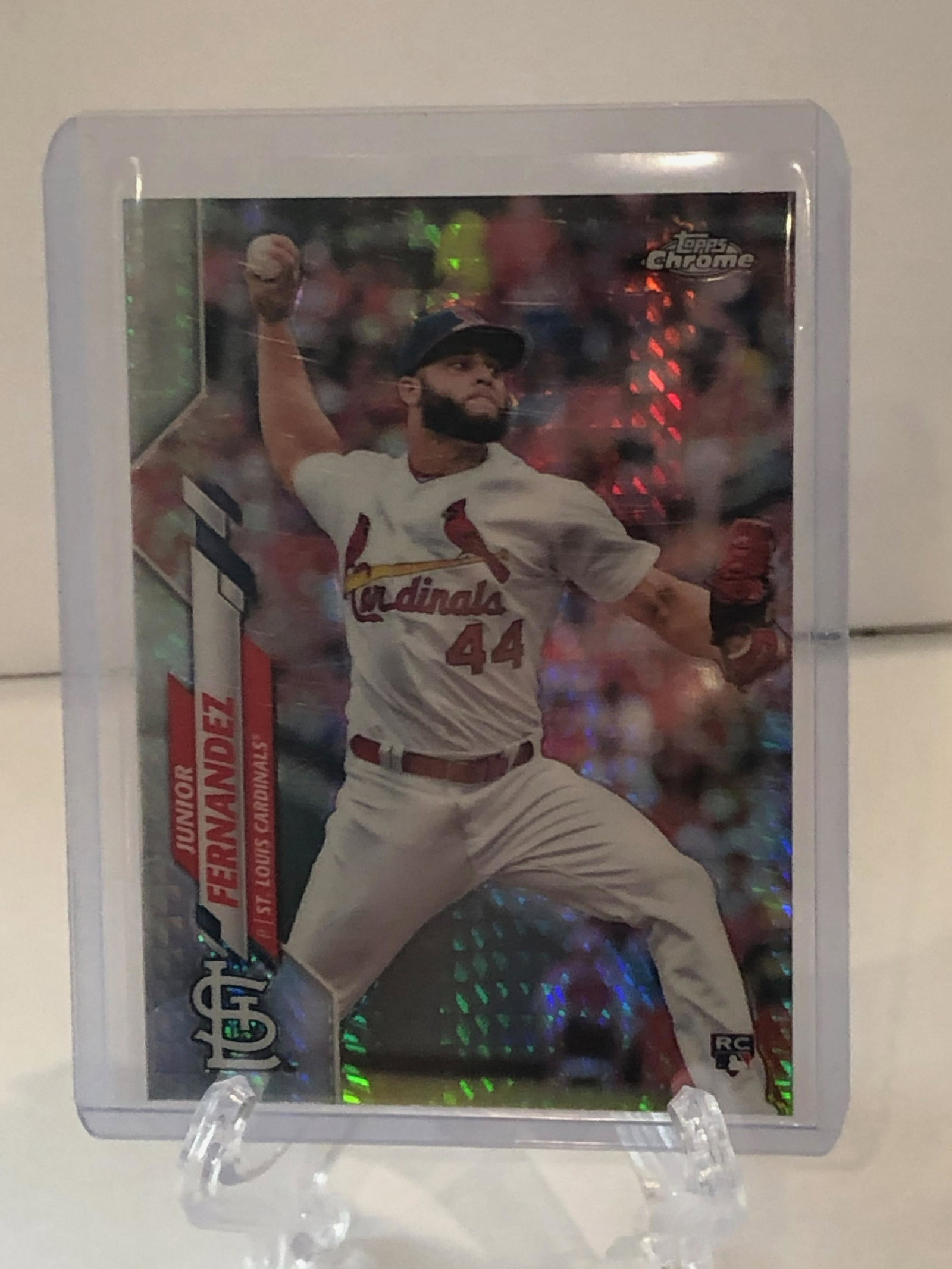Topps Chrome RC Junior Fernandez: Topps Chrome RC Junior Fernandez