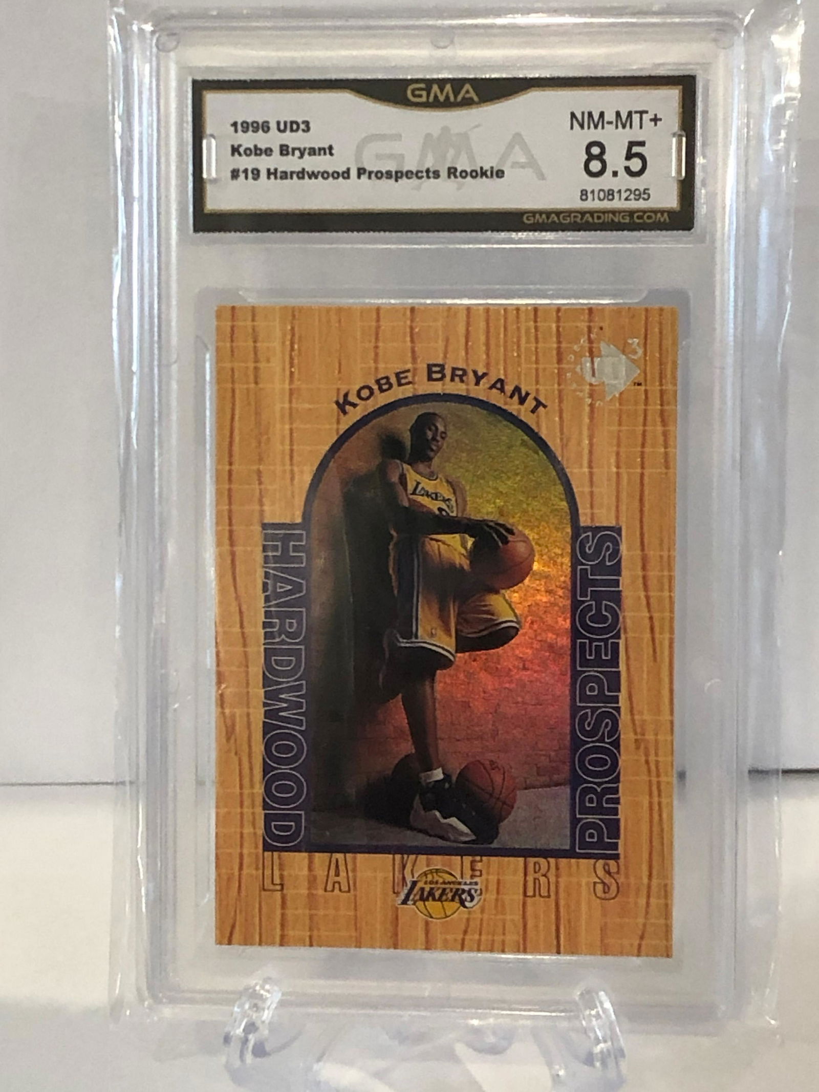 1996 Kobe Bryant Hardwood Prospects Rookie GMA 8.5 (1 of 1)