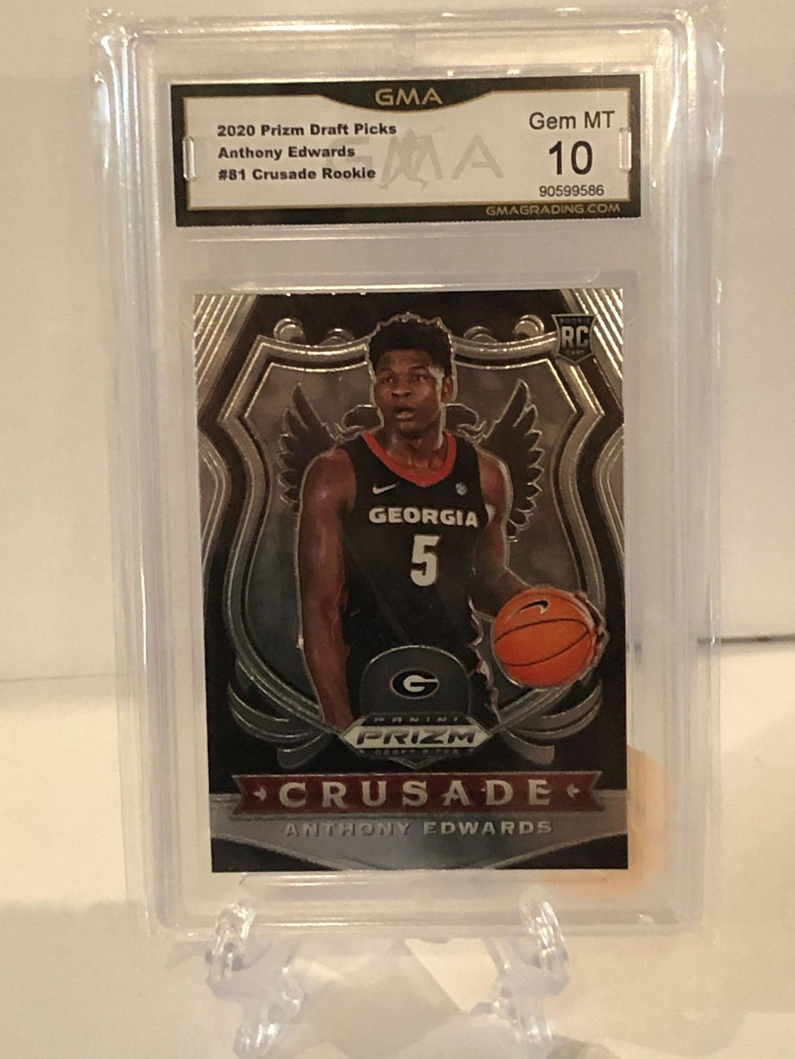 2020 Przm Draft Picks Anthony Edwards Crusade Rookie (1 of 1)