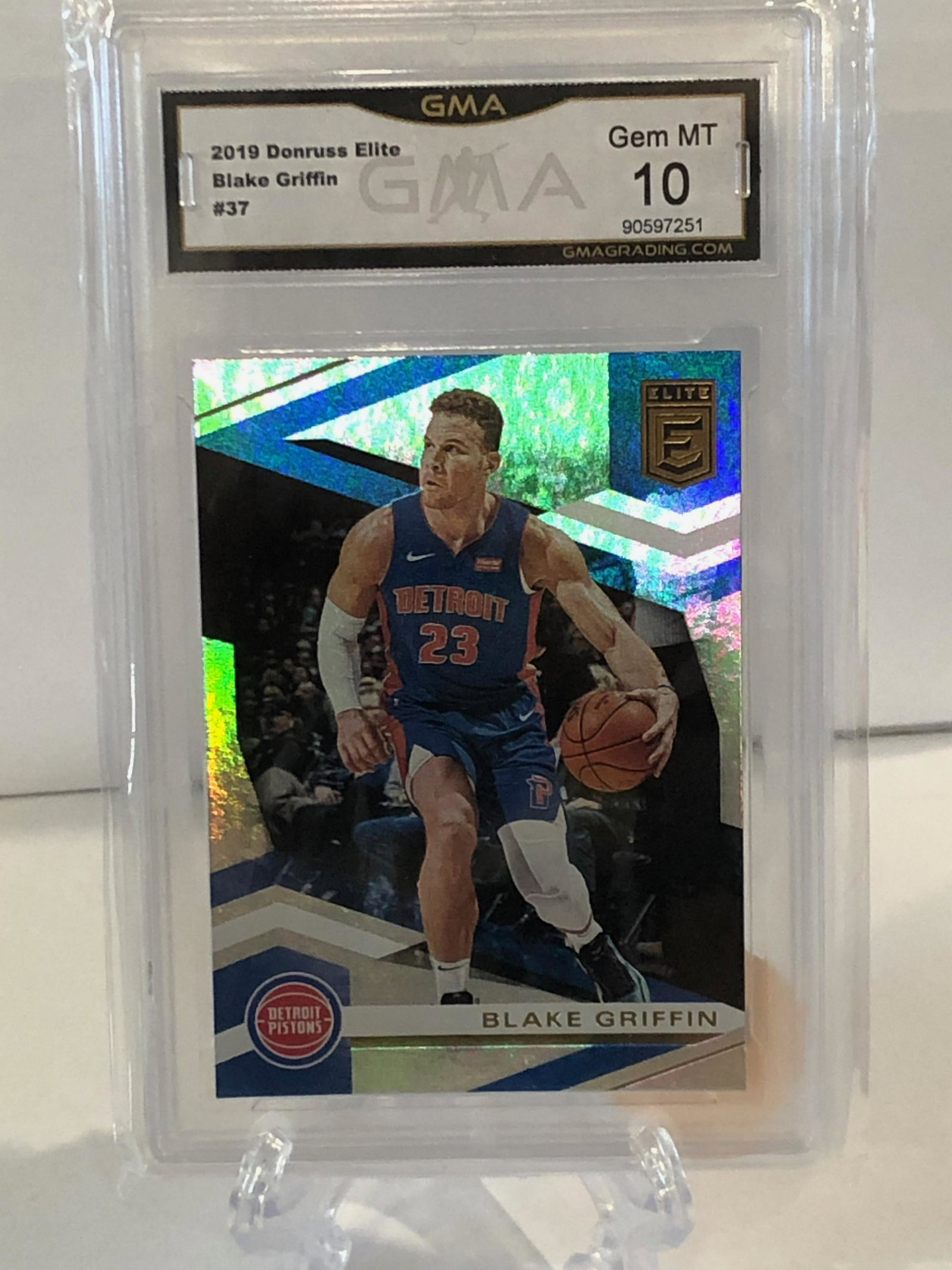 2019 Donruss Elite Blake Griffin GMA 10 (1 of 1)