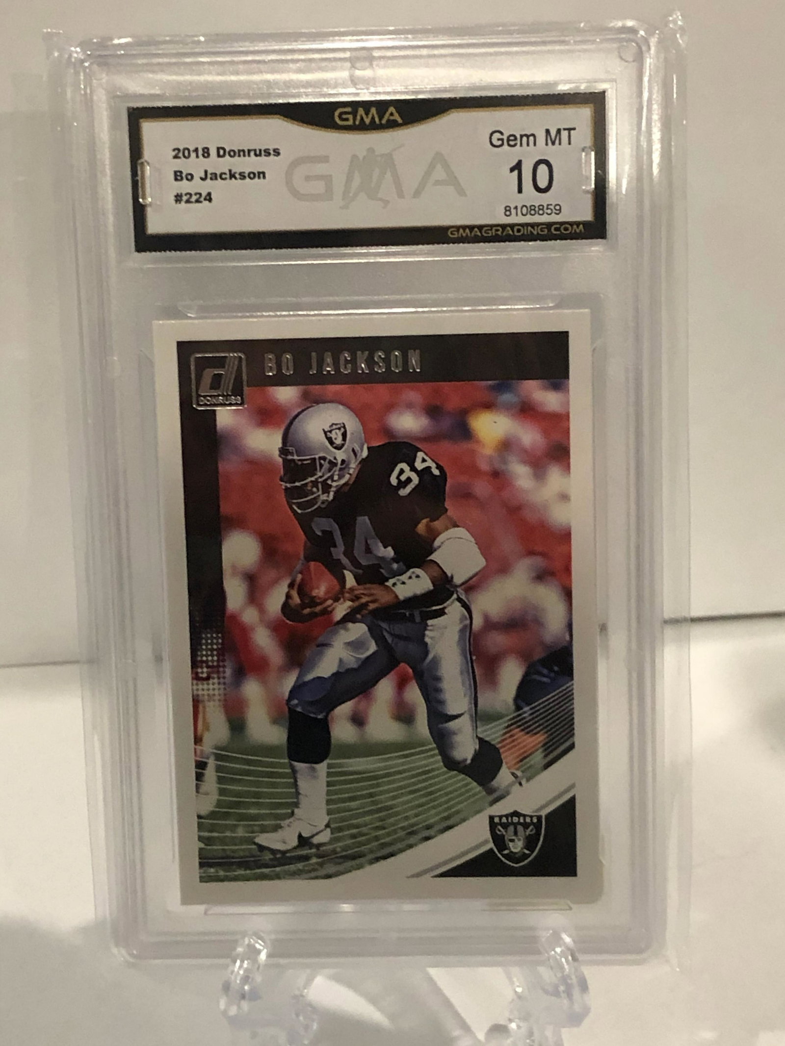 2018 Donruss Bo Jackson GMA 10 (1 of 1)