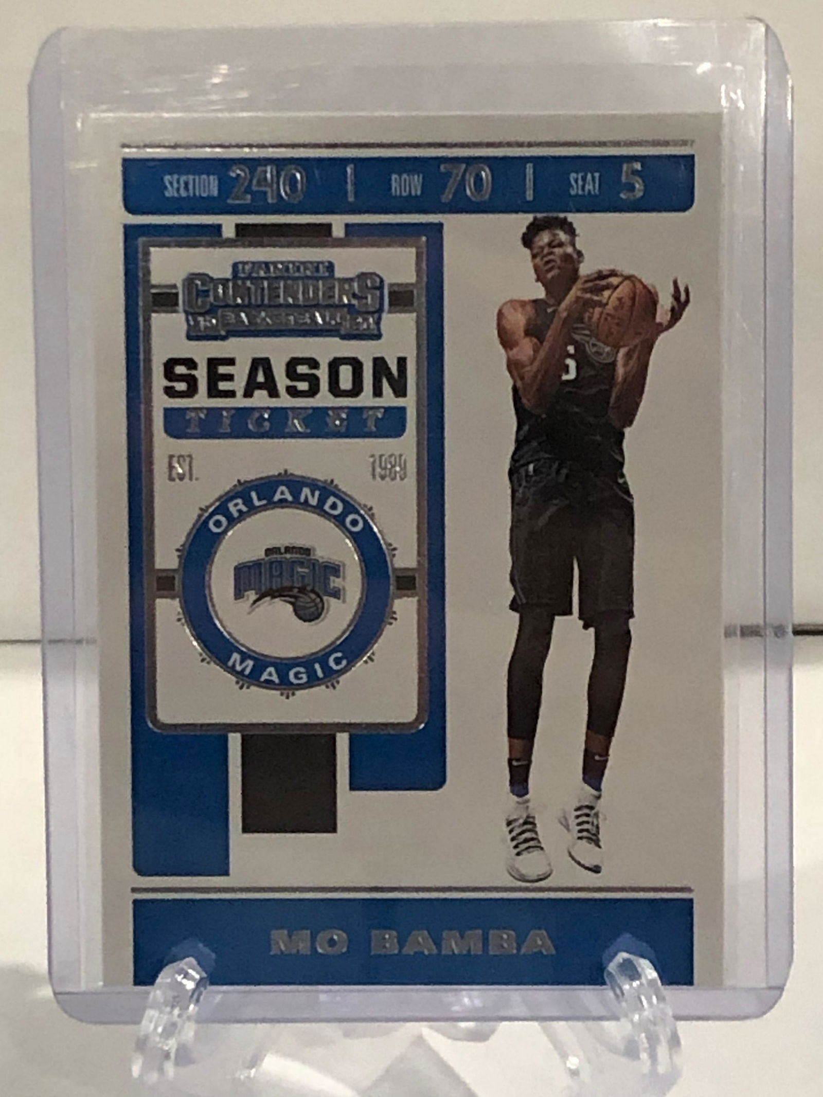 mo bamba seaason ticket basketball card (1 of 1)