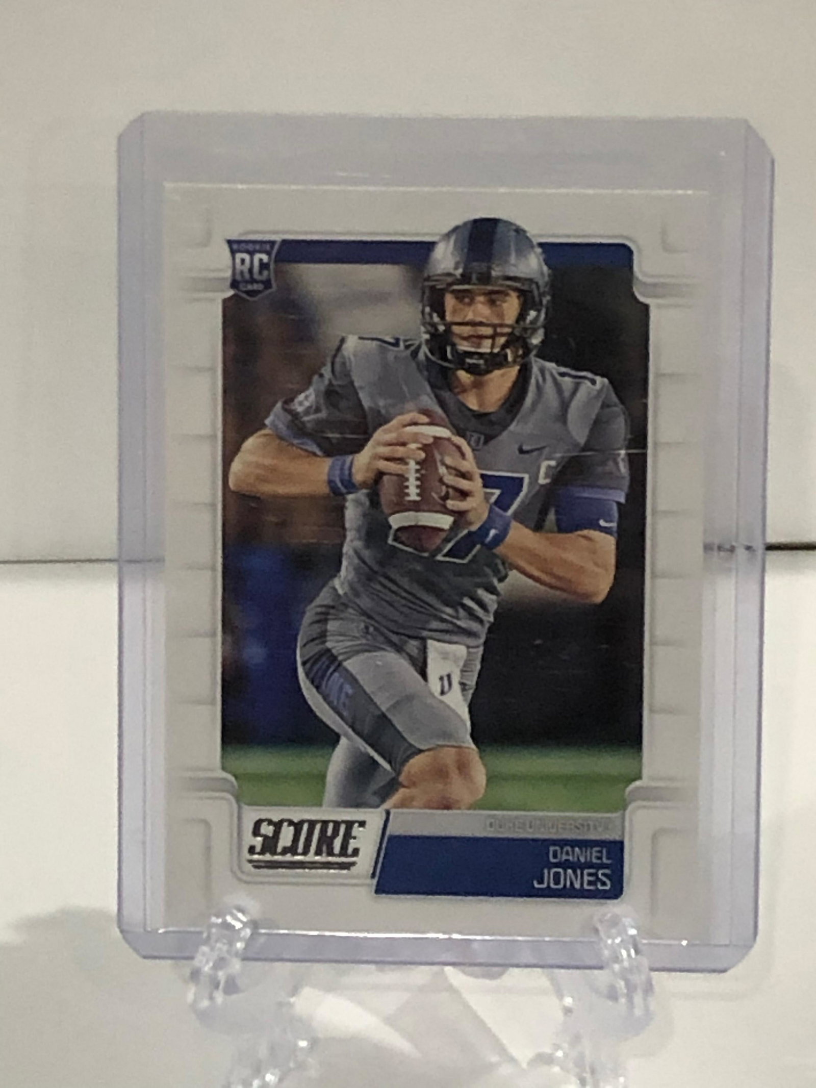 score rc daniel jones duke football card: score rc daniel jones duke football card