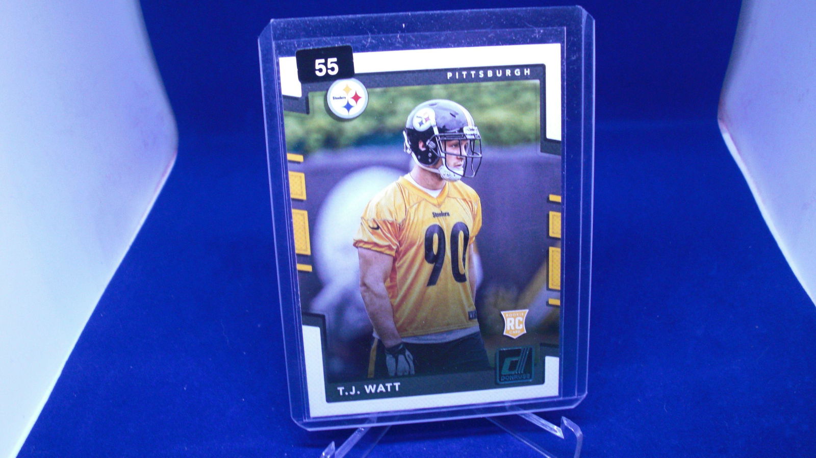 t.j watt rookie: in top loader