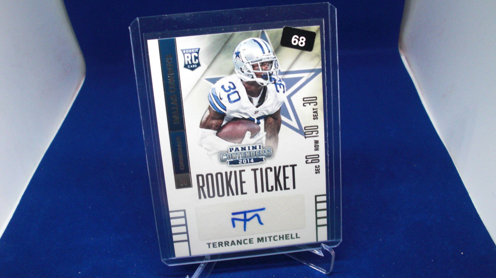 terrance mitchell rookie signature (1 of 1)
